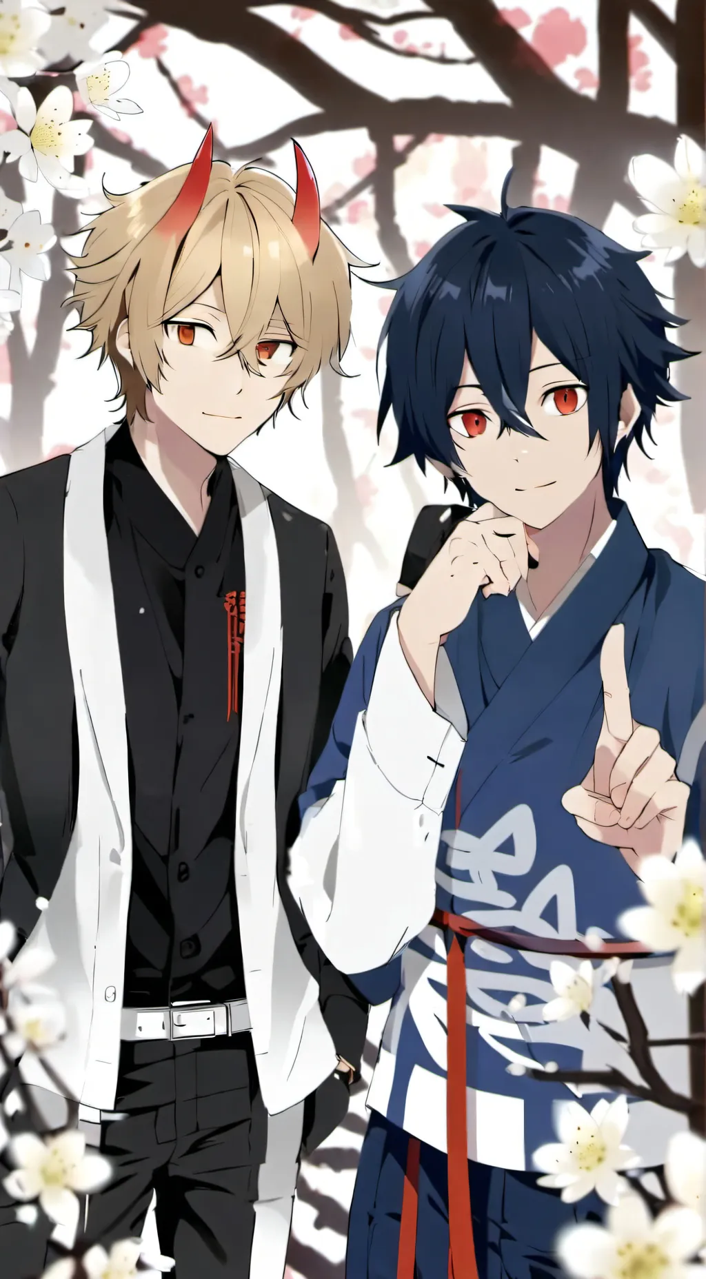 ai character: Rengoku vs azaka background