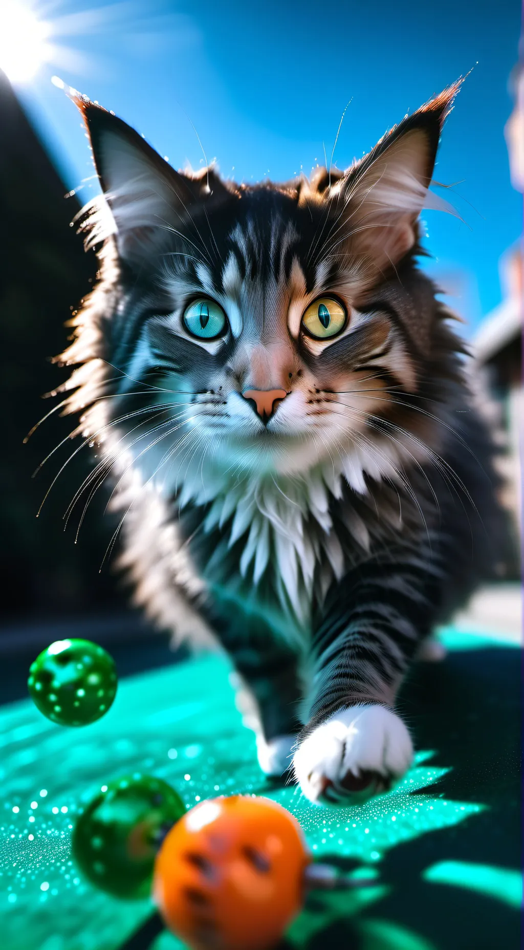 ai character: Pixel background