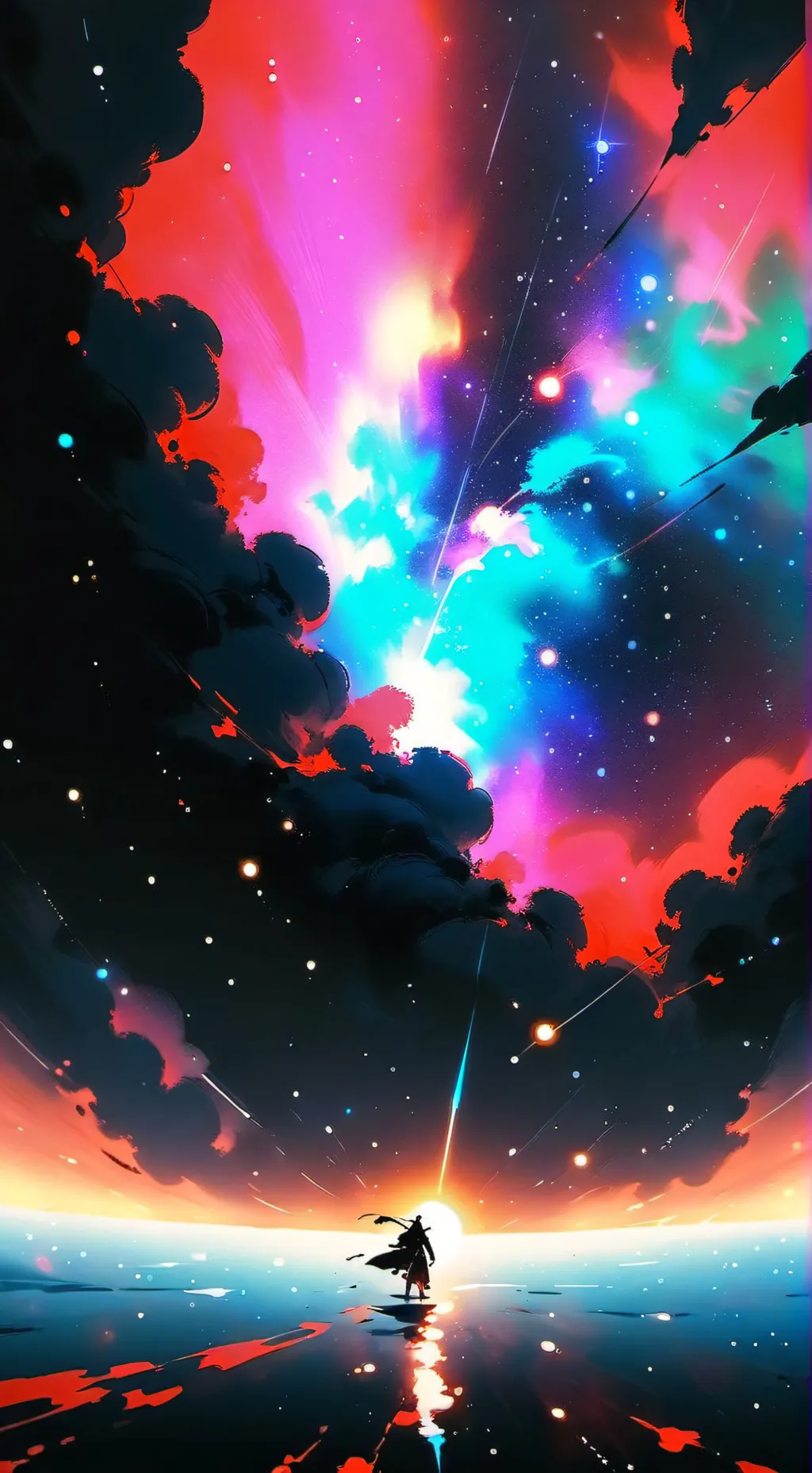 ai character: Sus ginger background