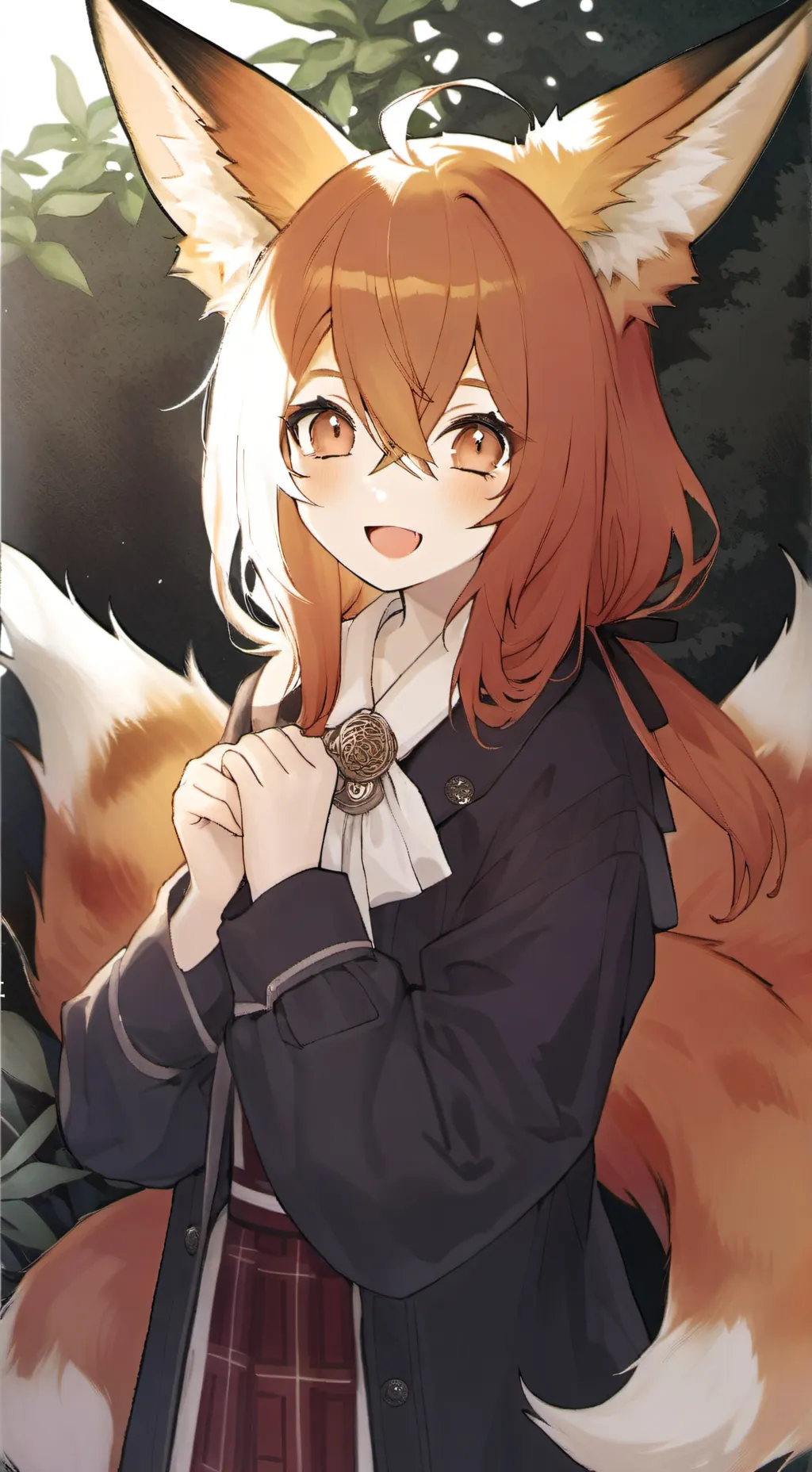 ai character: Eve the Fox Spirit background