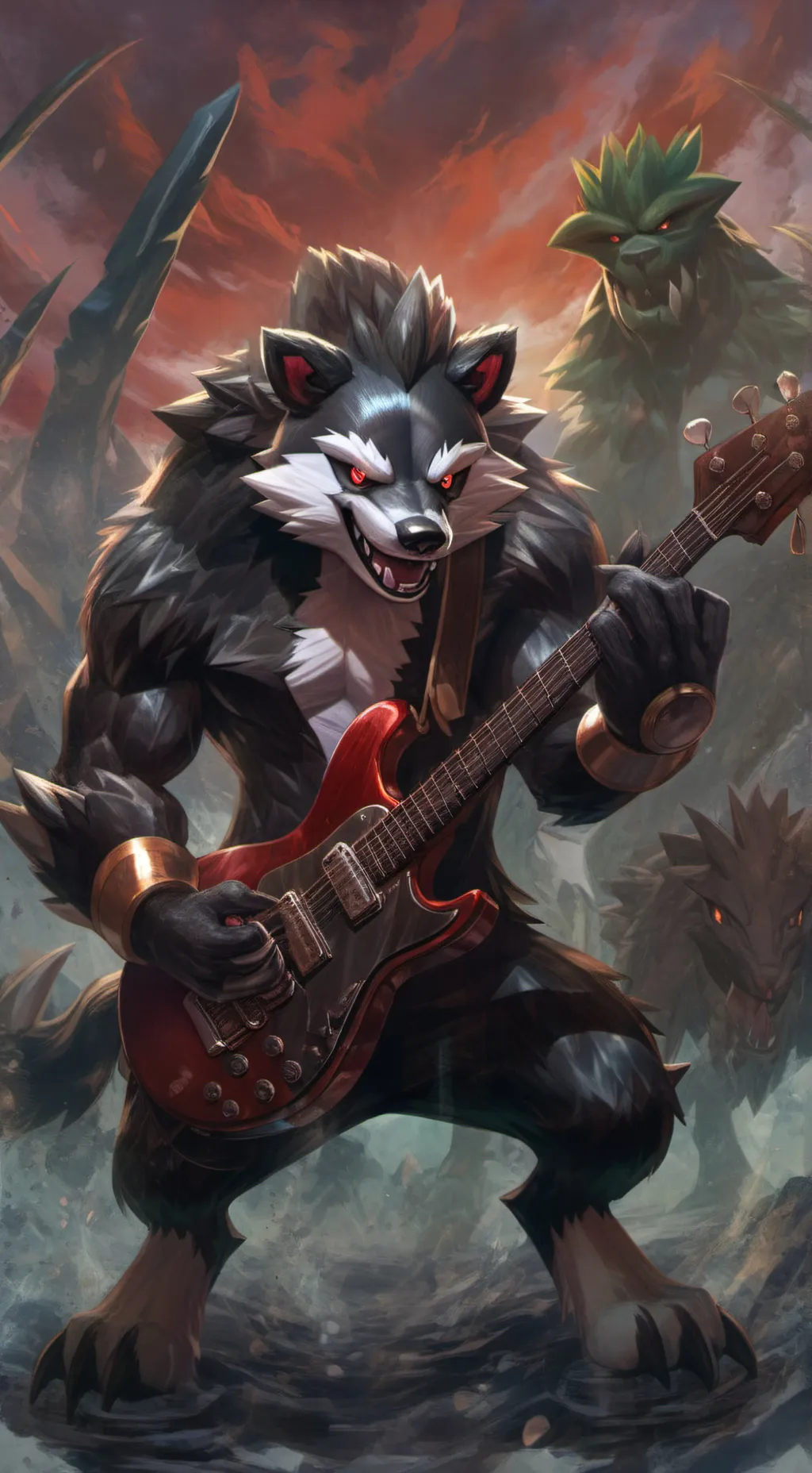 ai character: Pokemon Band V0re background