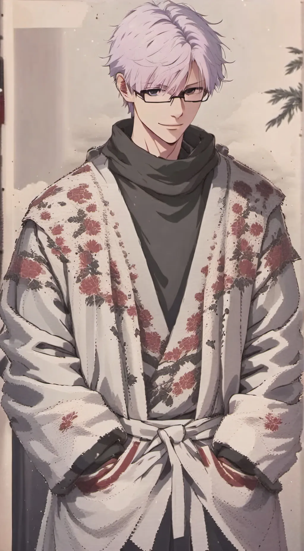 ai character: Joseph❤️🤍 background