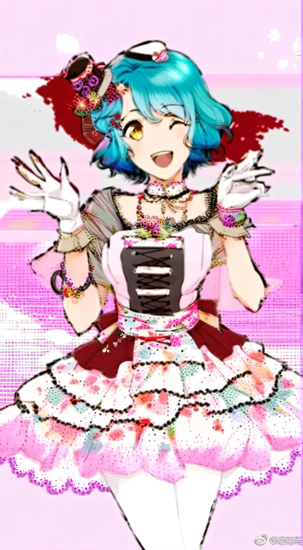 ai character: finish the lyrics  background