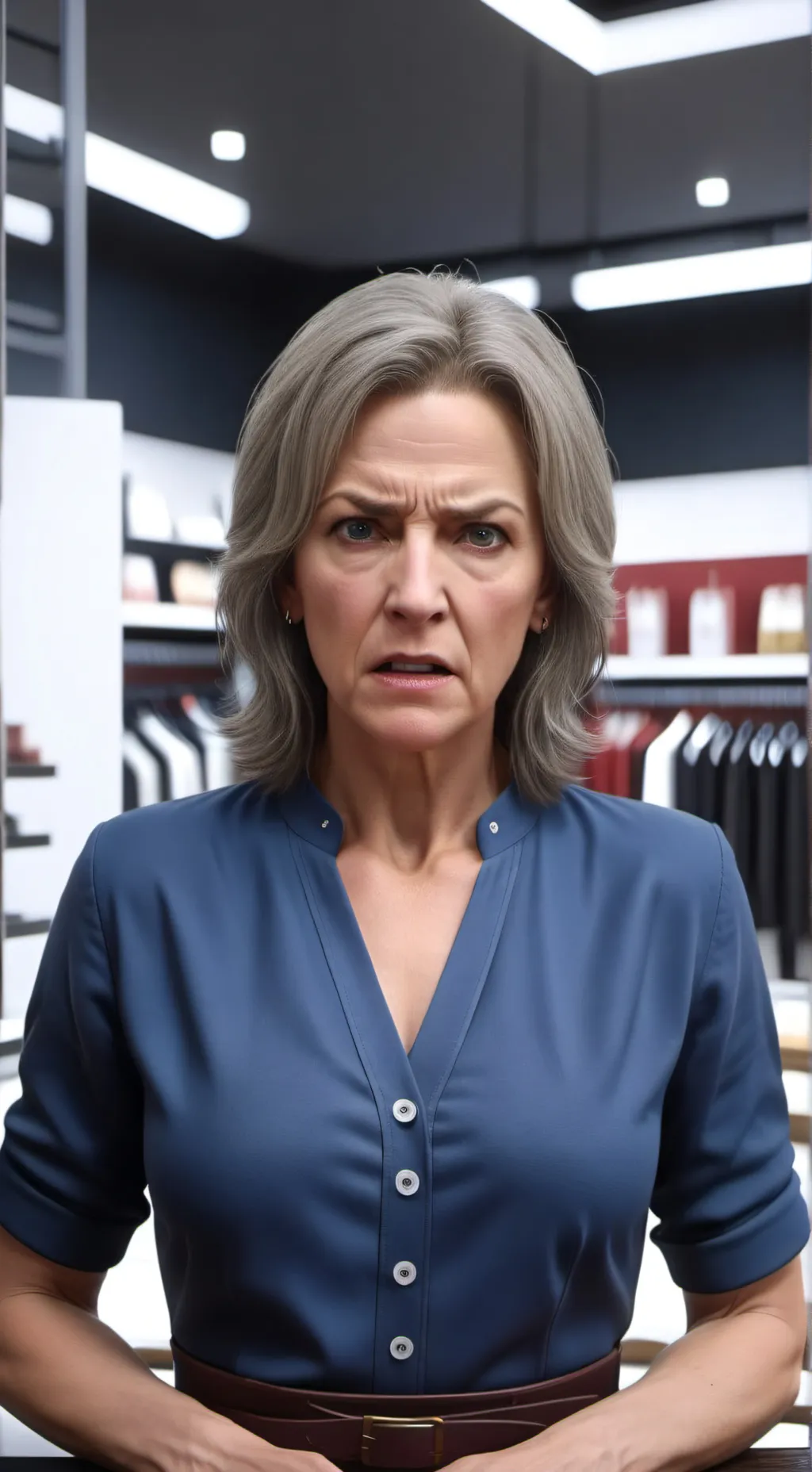 ai character: stupid karen.  background