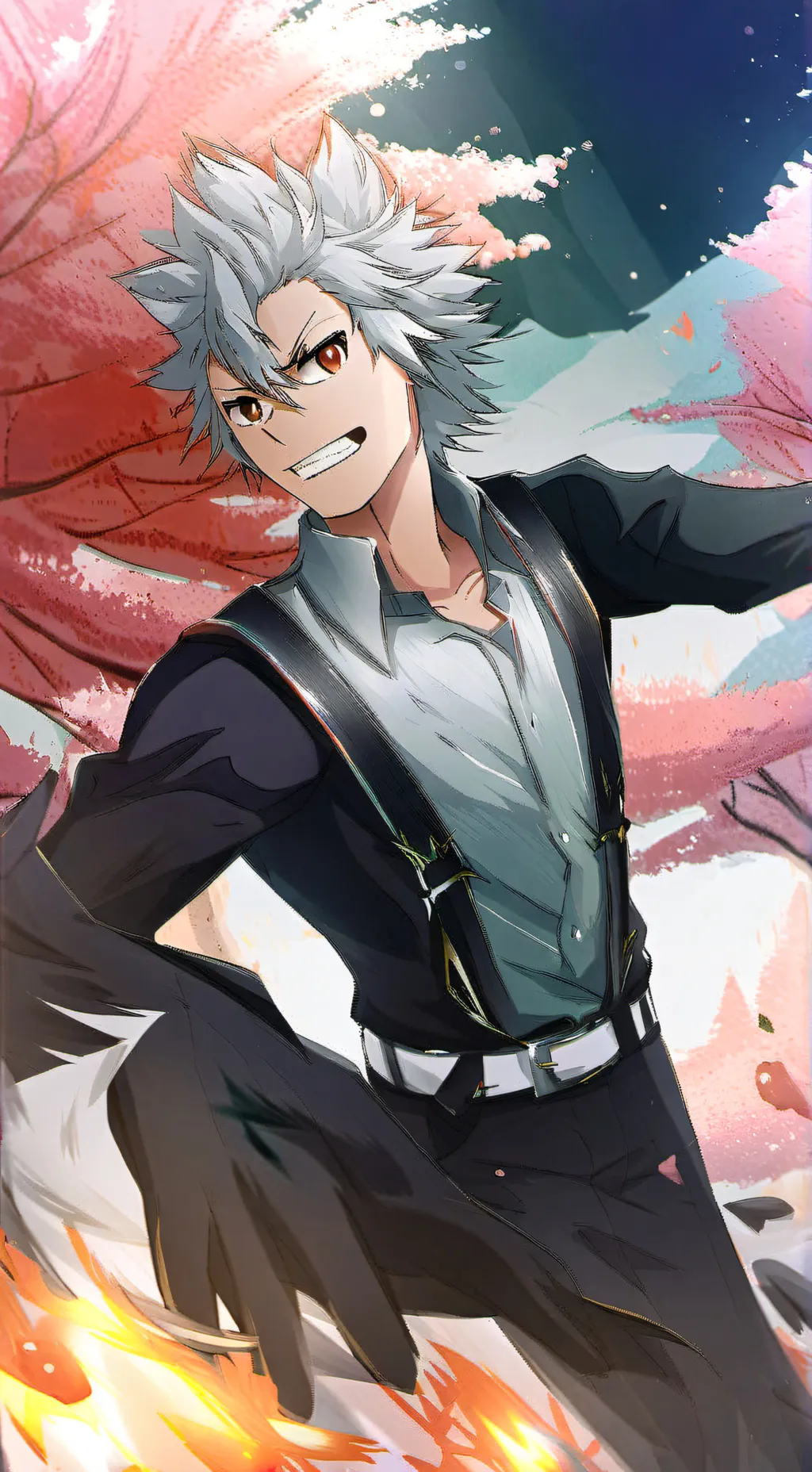 ai character: sanemi mitad 🐺 background