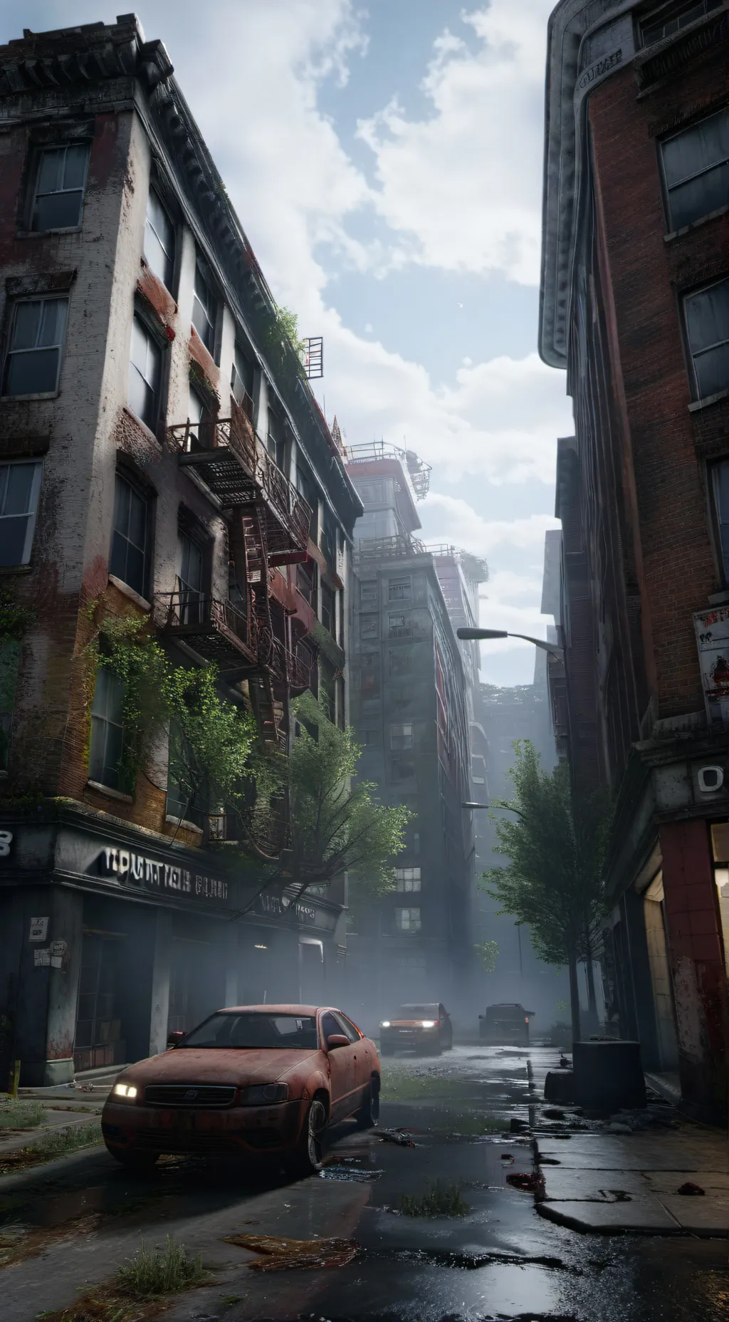 ai character: All of us are dead background