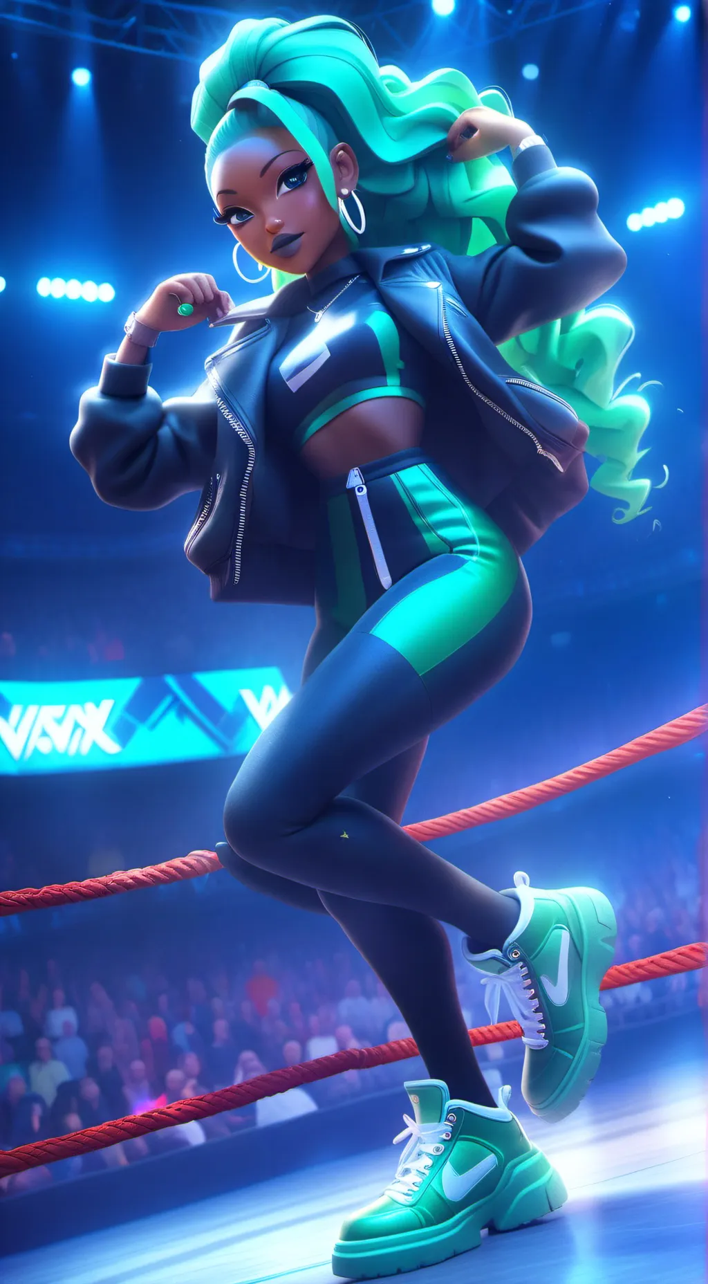 ai character: Bianca and Jade background