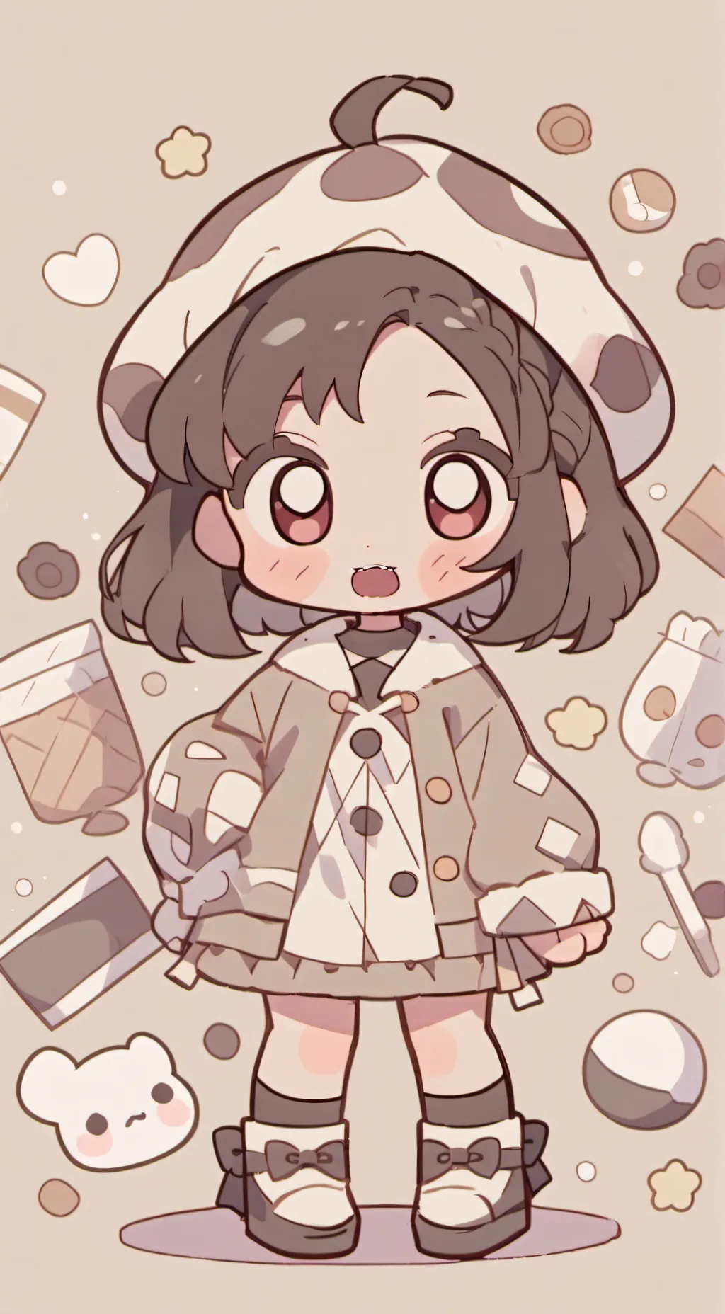 ai character: sarah background