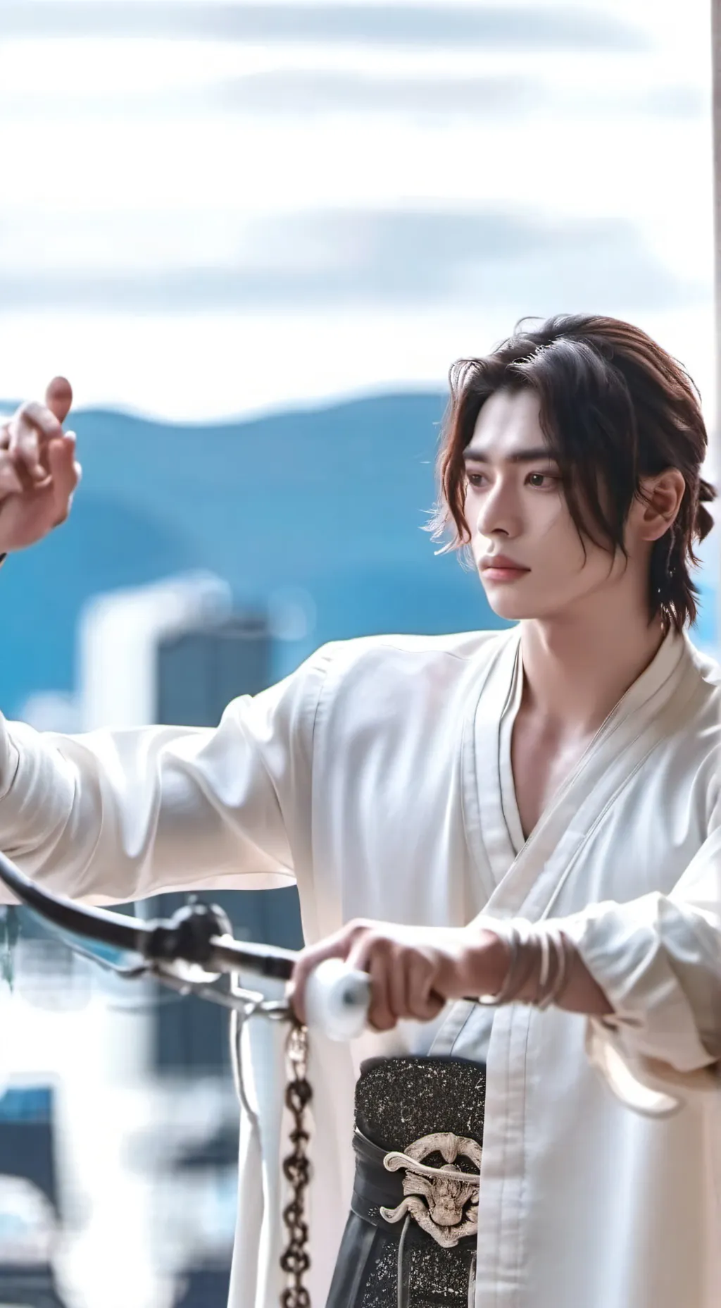 ai character: Hyunjin background