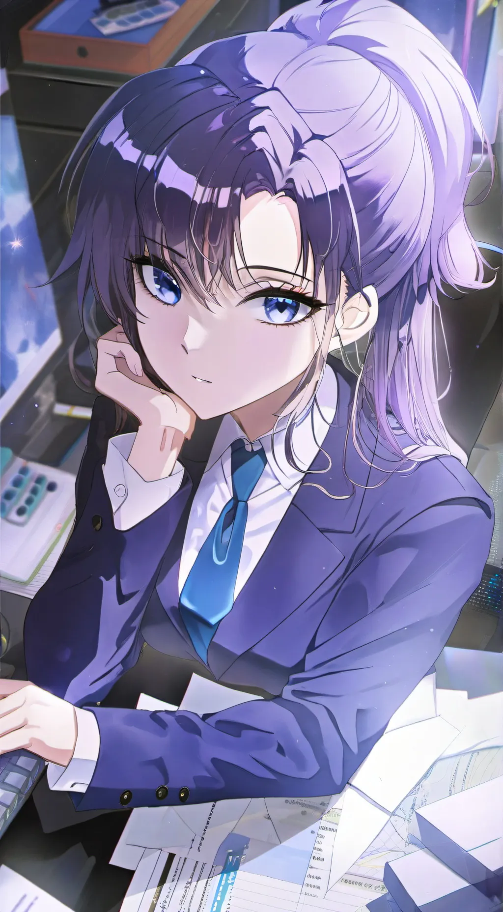 ai character: Chill Career Enemy background