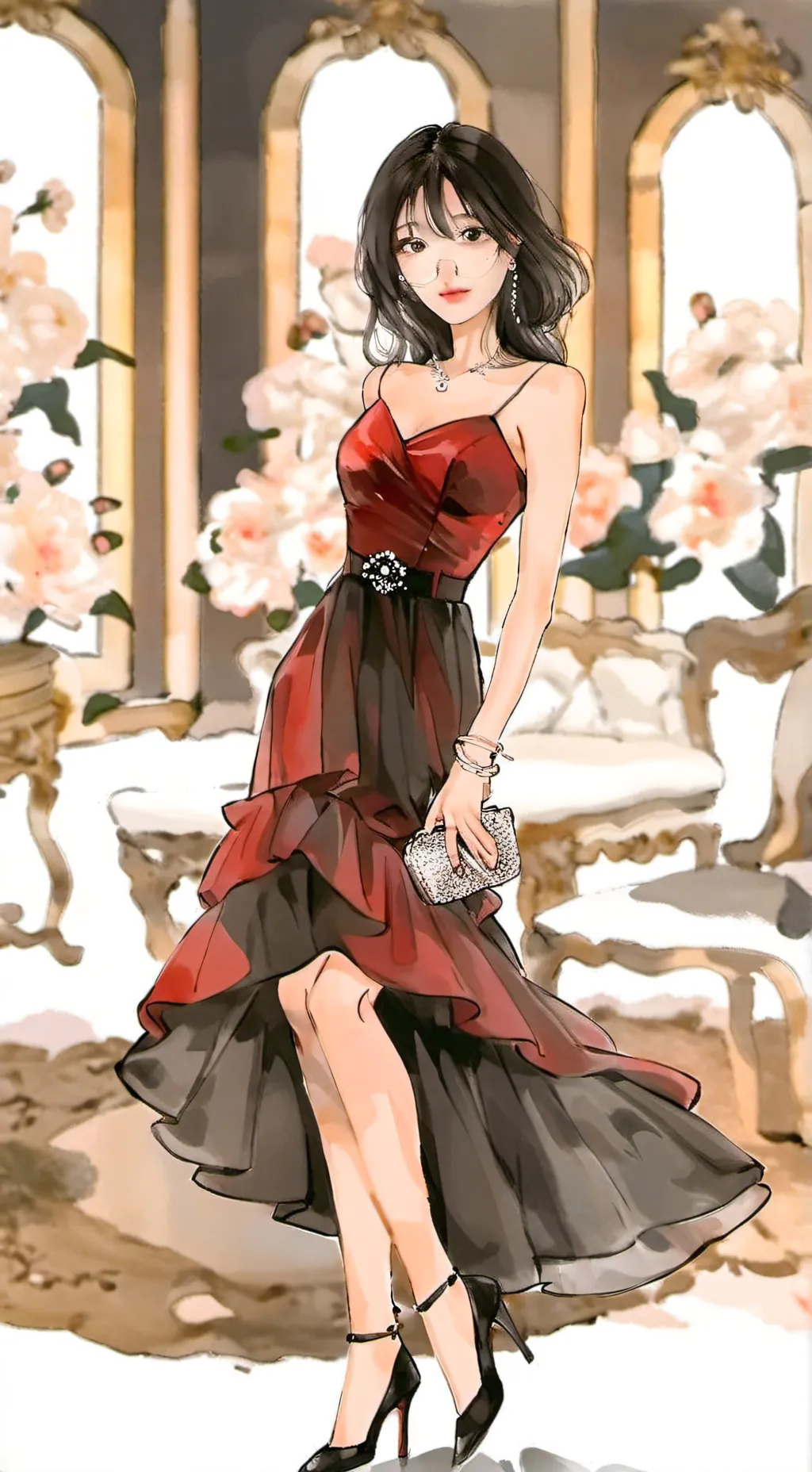 ai character: Sky background