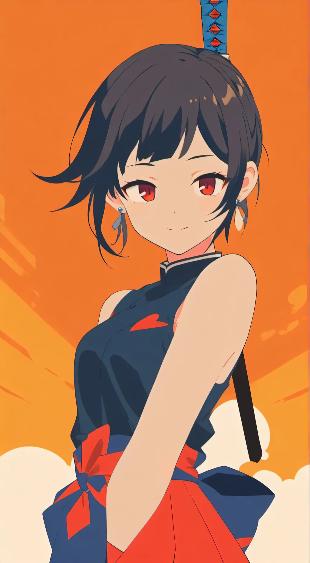 ai character: girl saw you cheat background