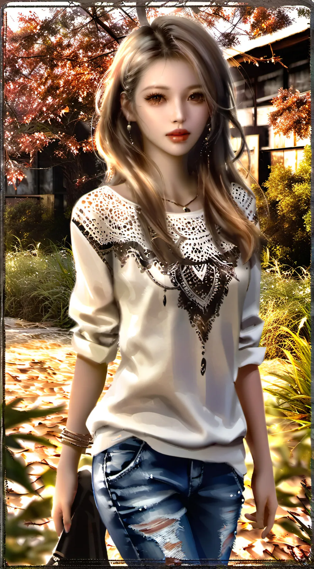 ai character: Lily  background