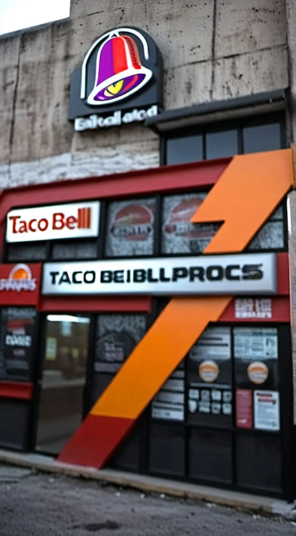 ai character: taco bell  background