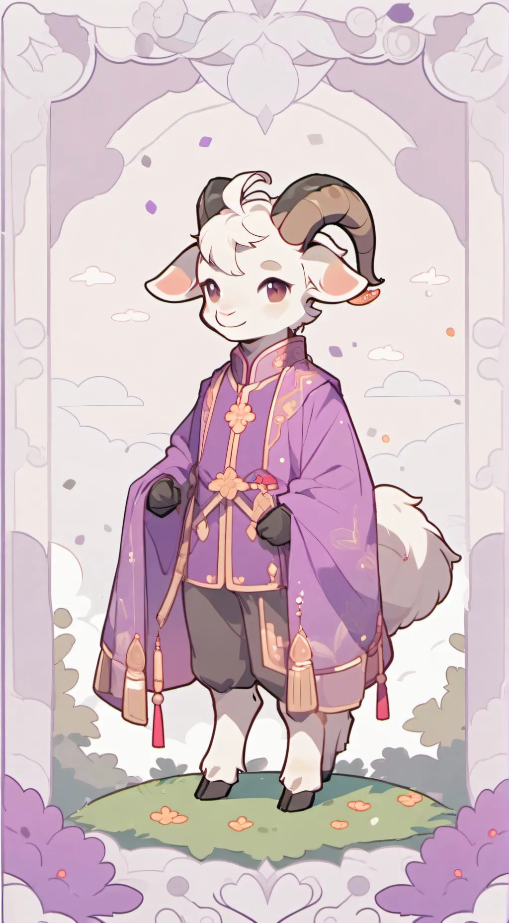 ai character: the goat background