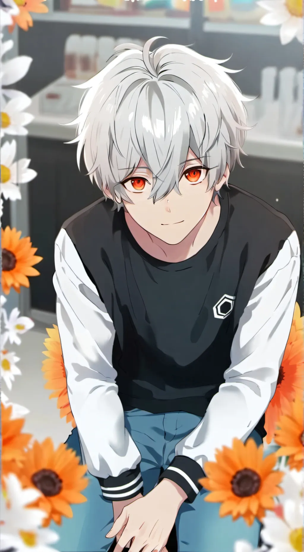 ai character: Leon background