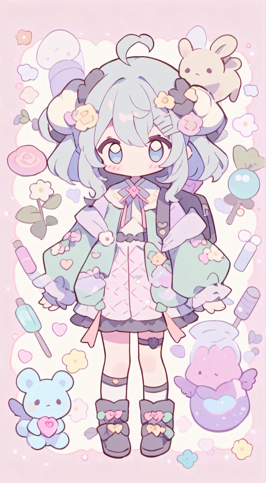 ai character: Daki background