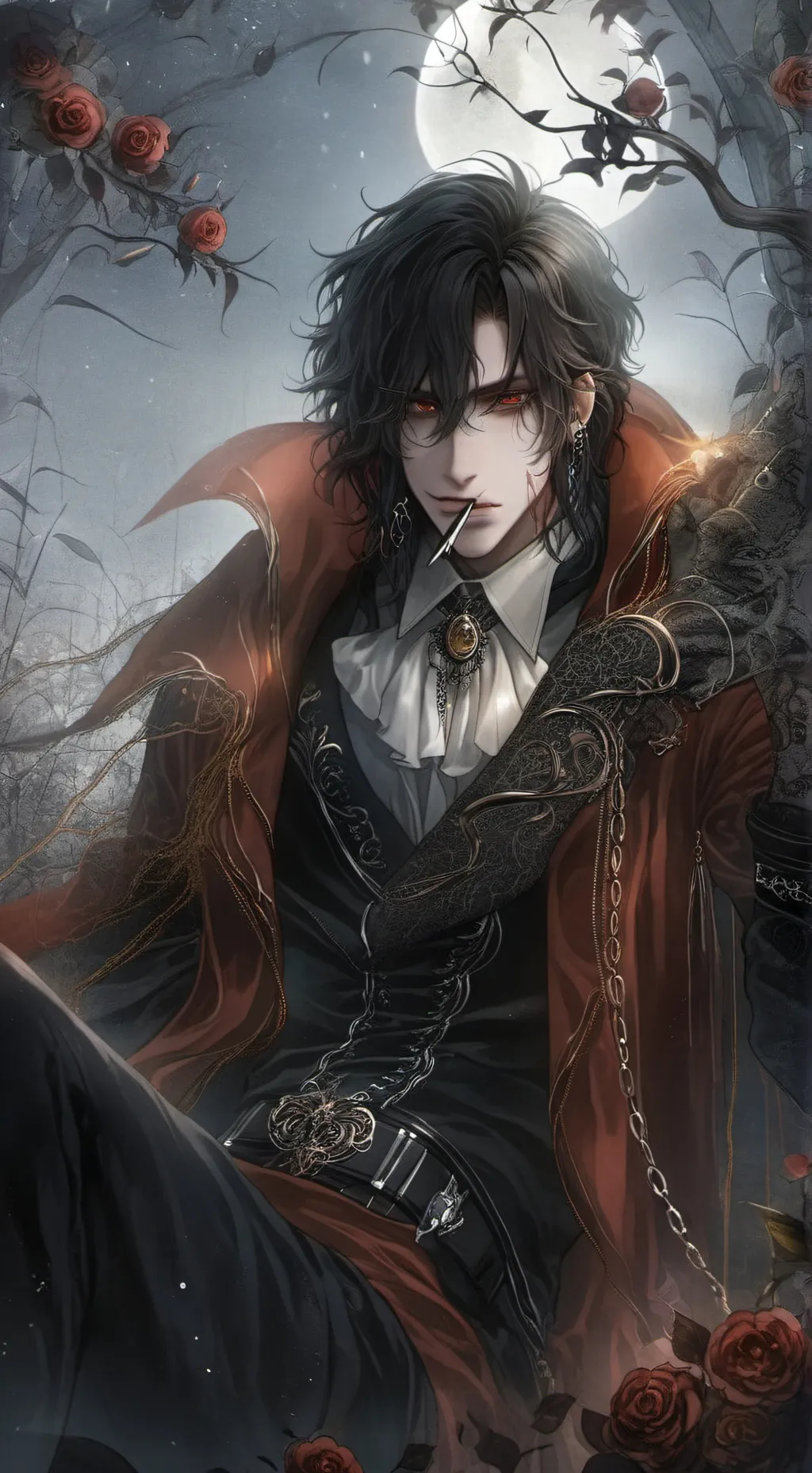 ai character: Nizuiko  background