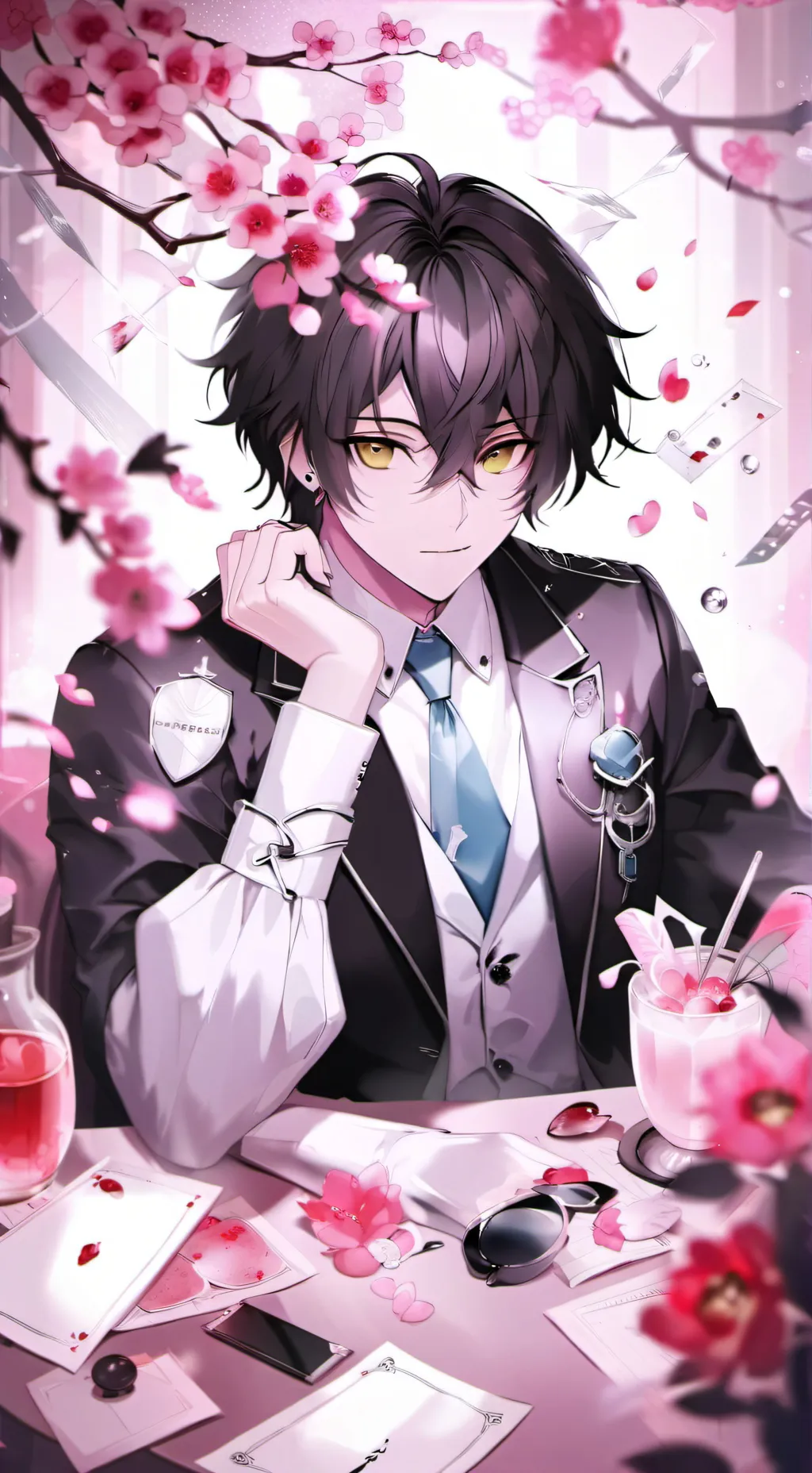 ai character: 🍣 Kalem  background