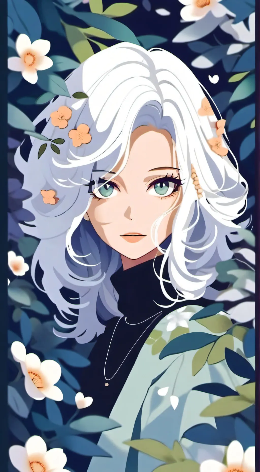 ai character: Sakura background