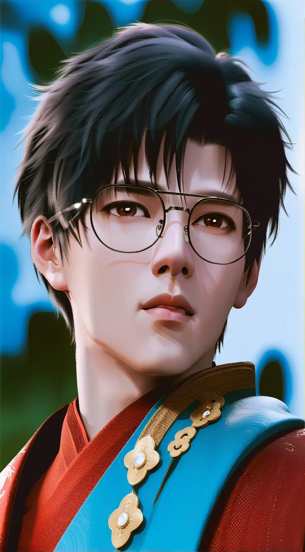 ai character: zane  background