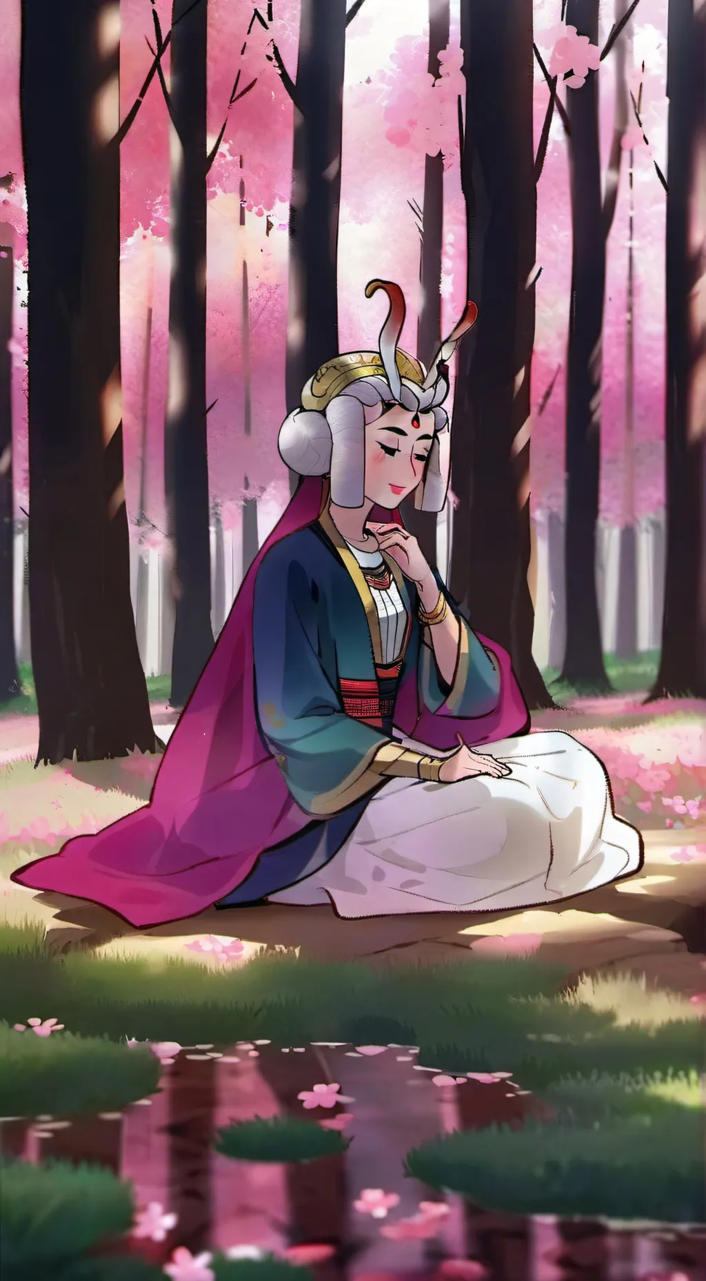 ai character: Украина ❤ background