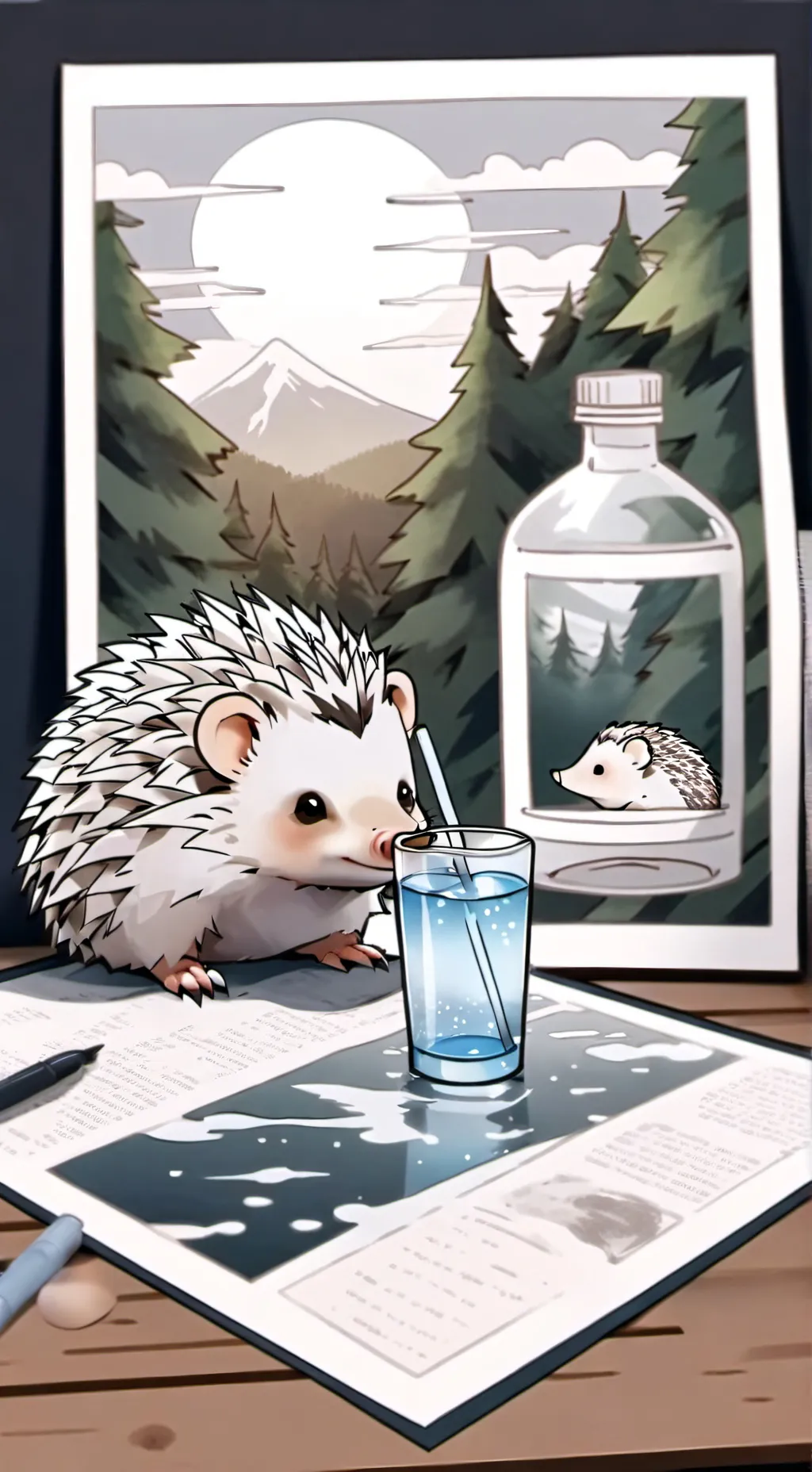 ai character: carl te da agua background