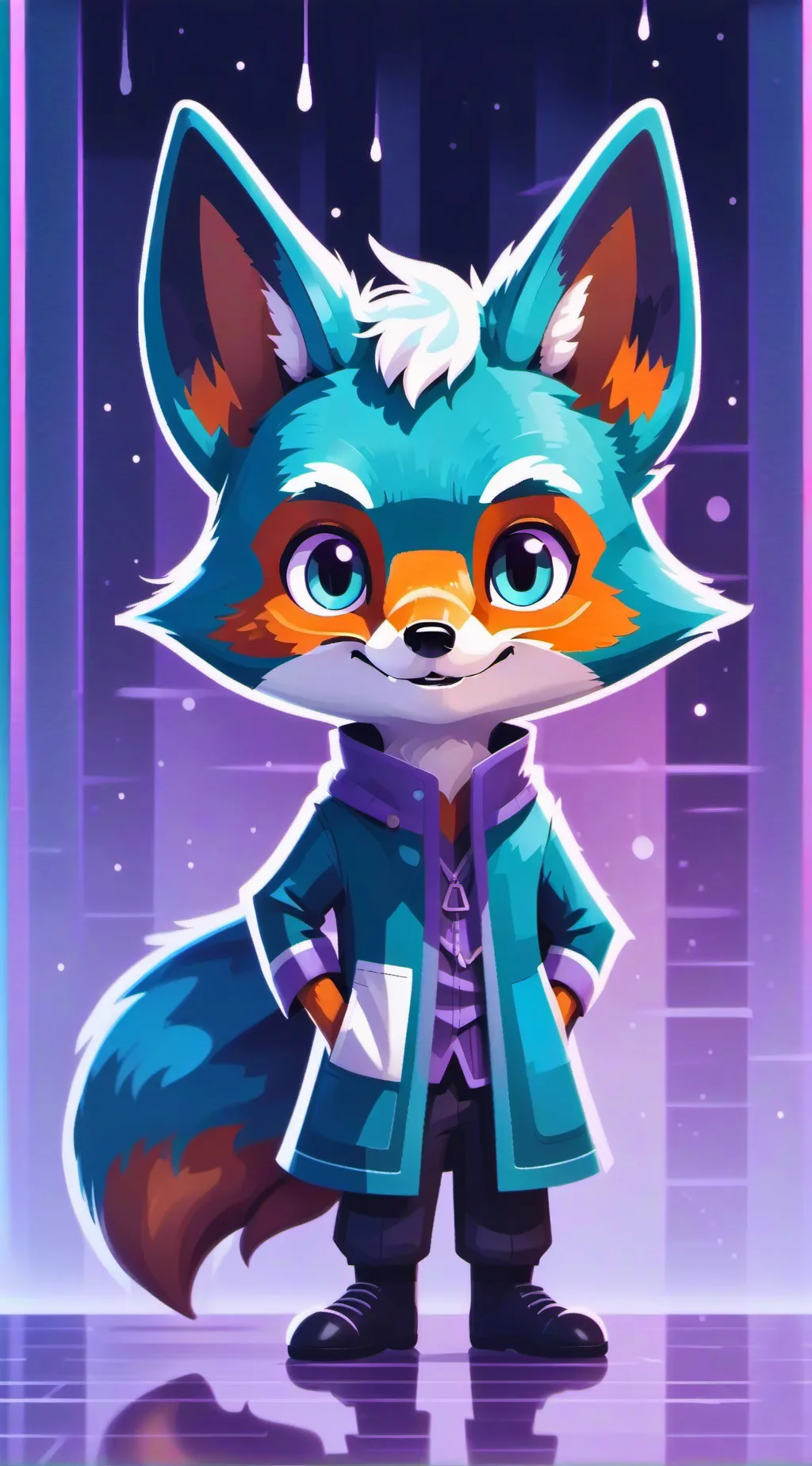 ai character: Scary Fox 3 background