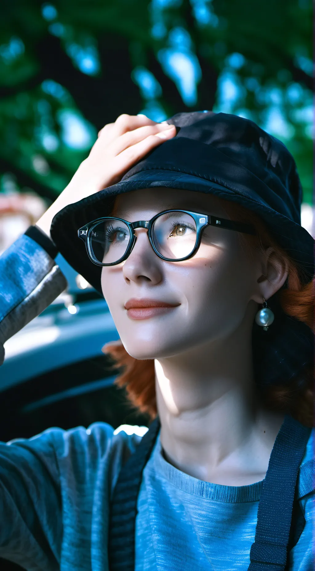 ai character: Luna :3 background