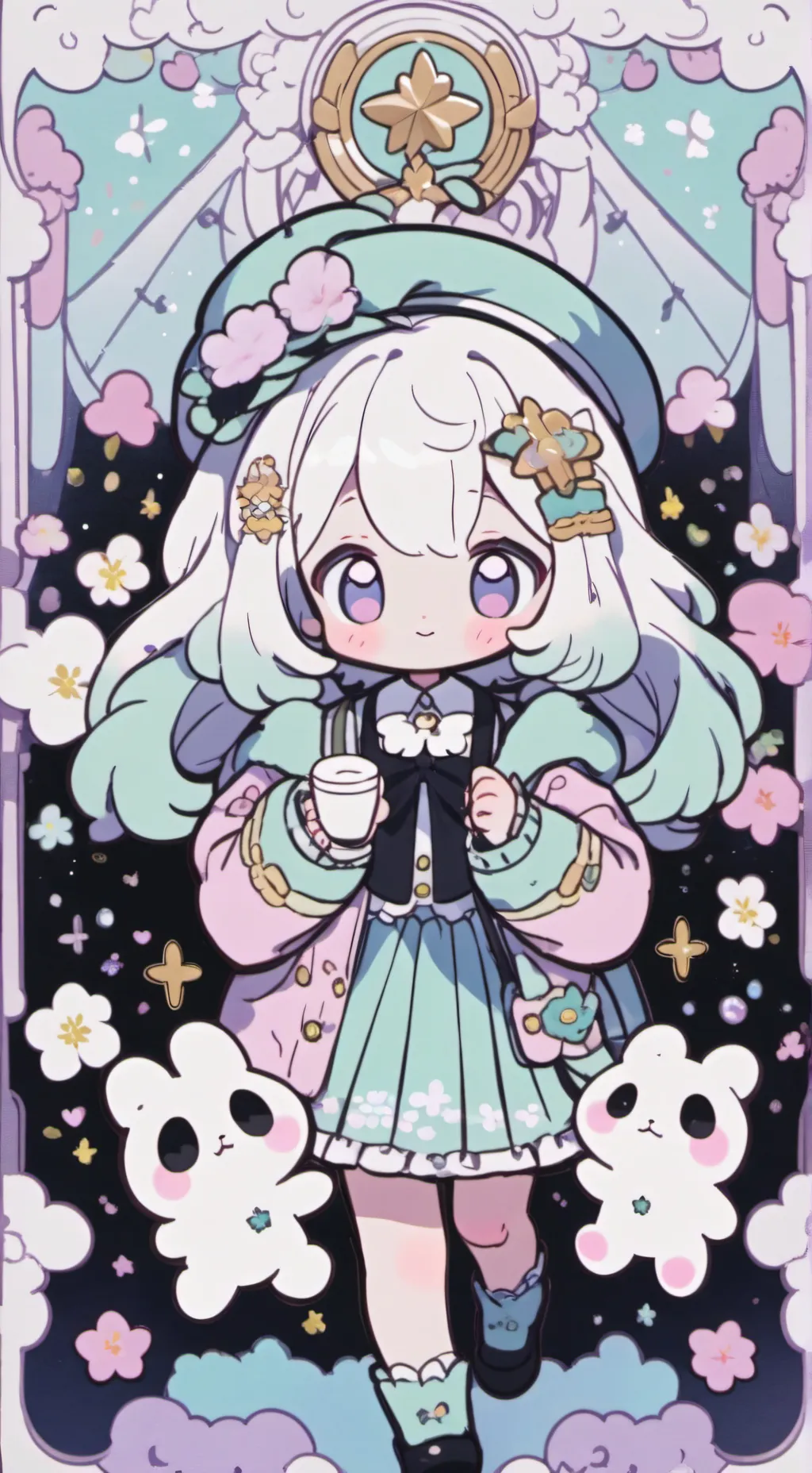 ai character: cinnamoroll background