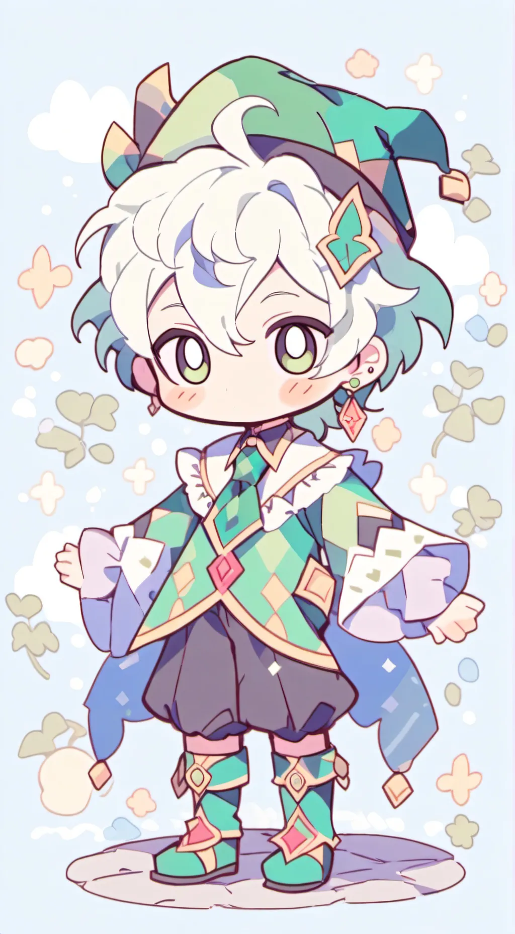 ai character: Chester bs background