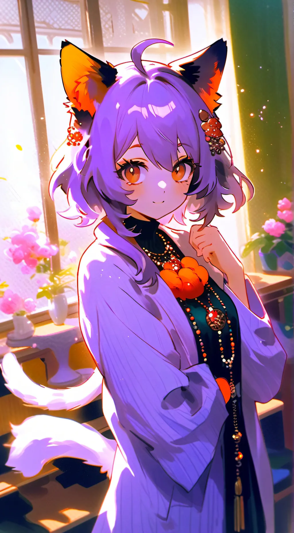 ai character: Tortie Spirit background