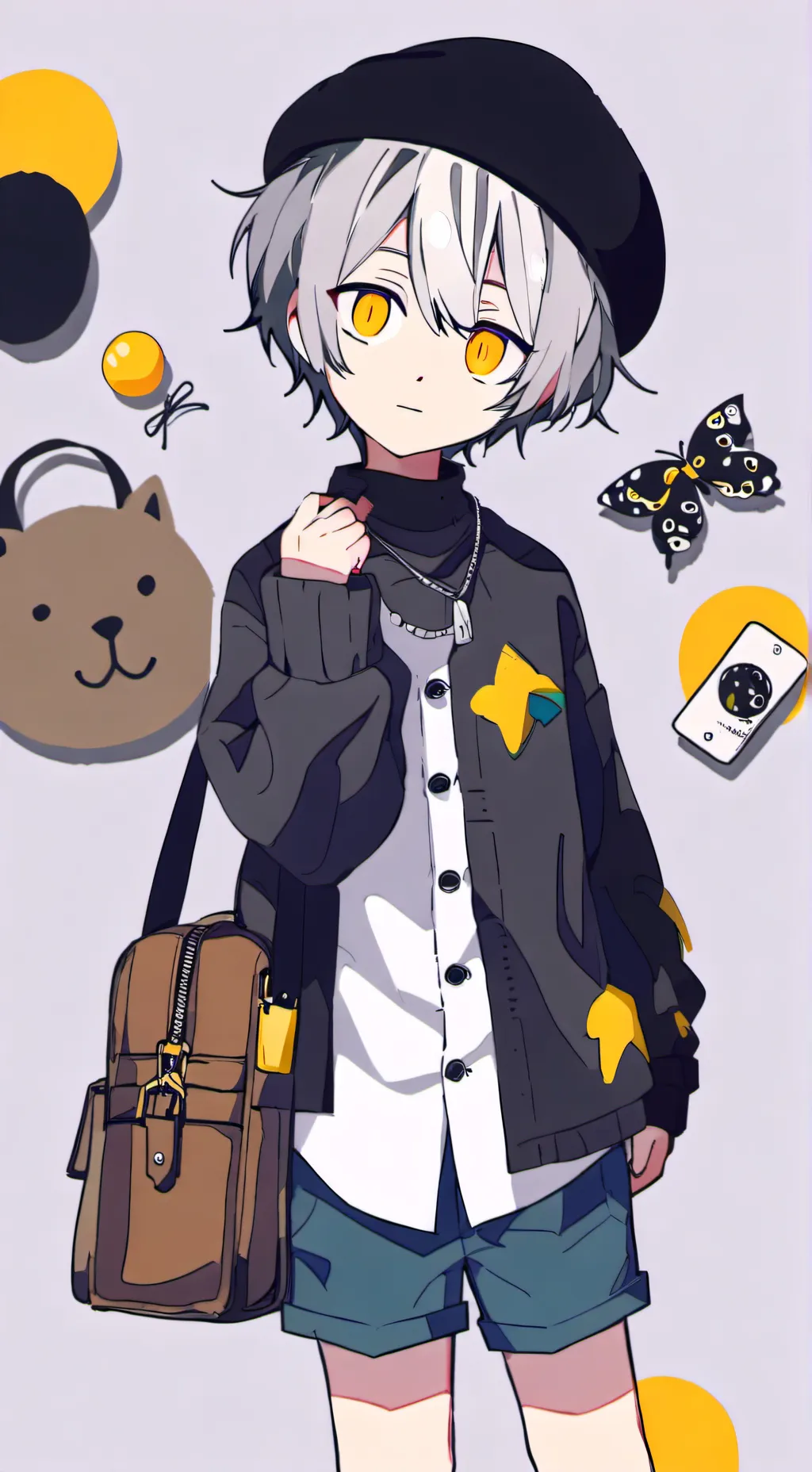 ai character: Alan Avenin  background