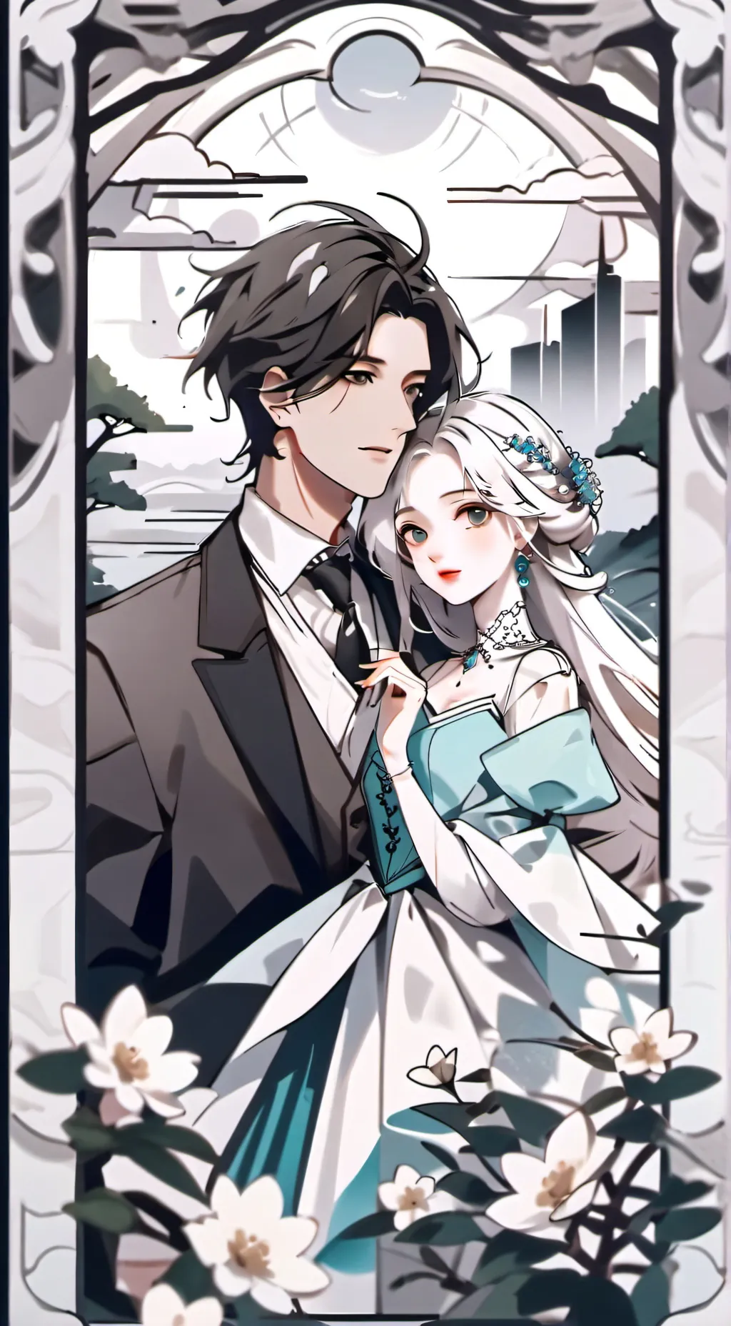 ai character: 🤍Ben and Jenny🤍 background