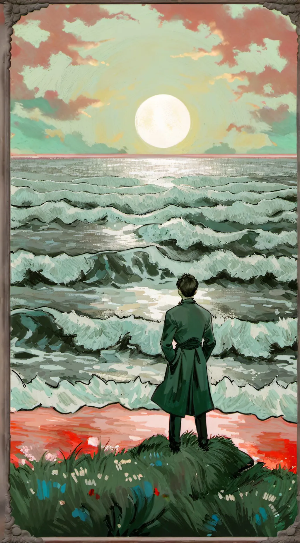 ai character: L.O.V  background