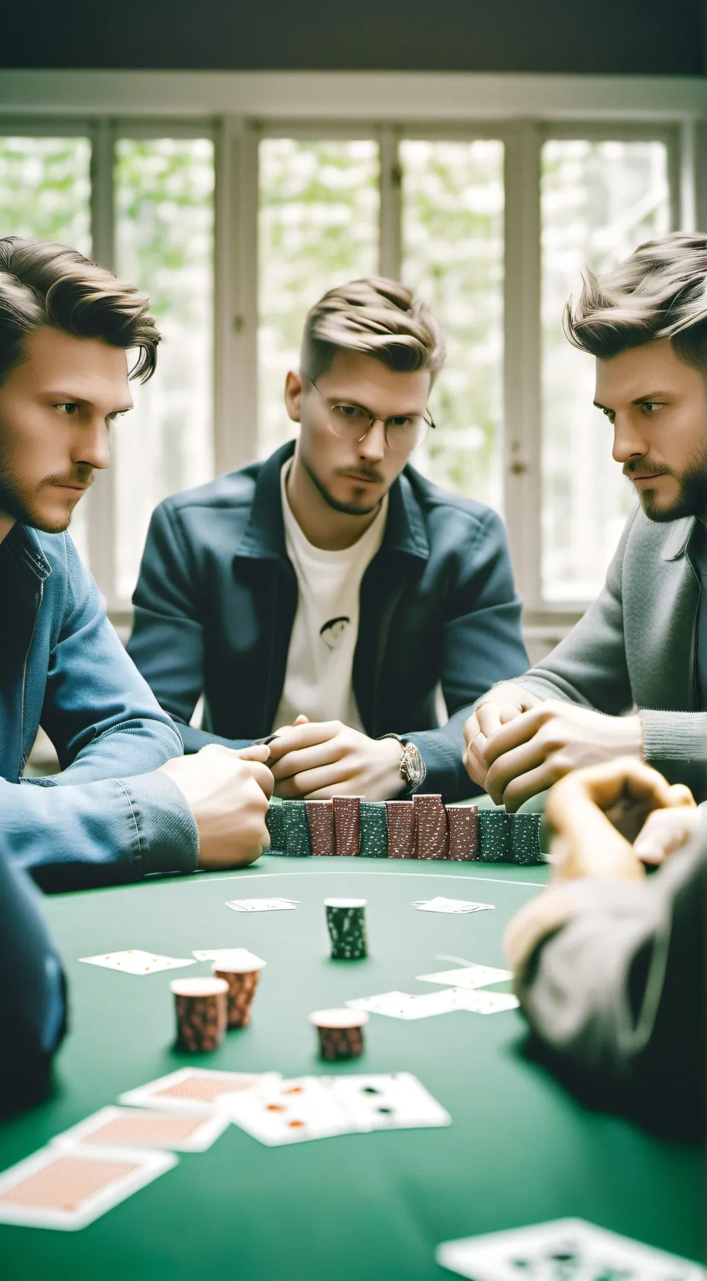 ai character: death cards background