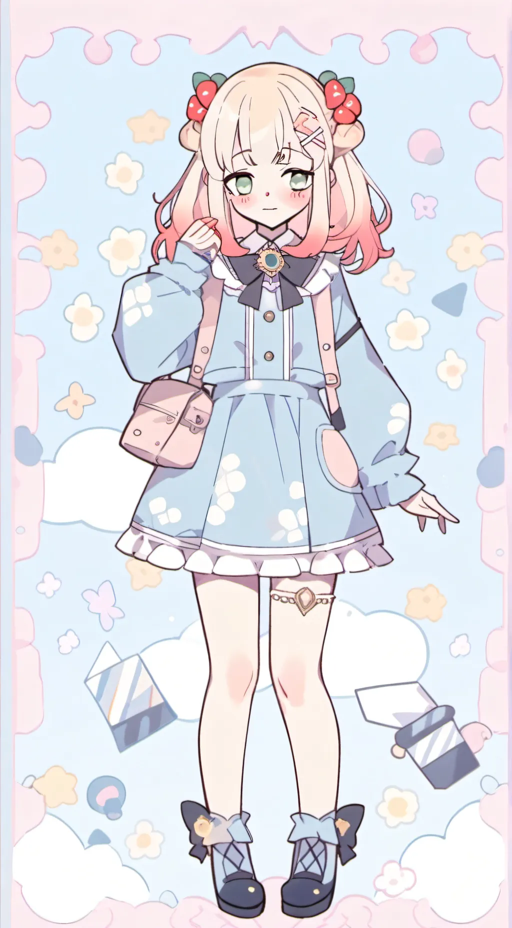 ai character: mha works at co op background