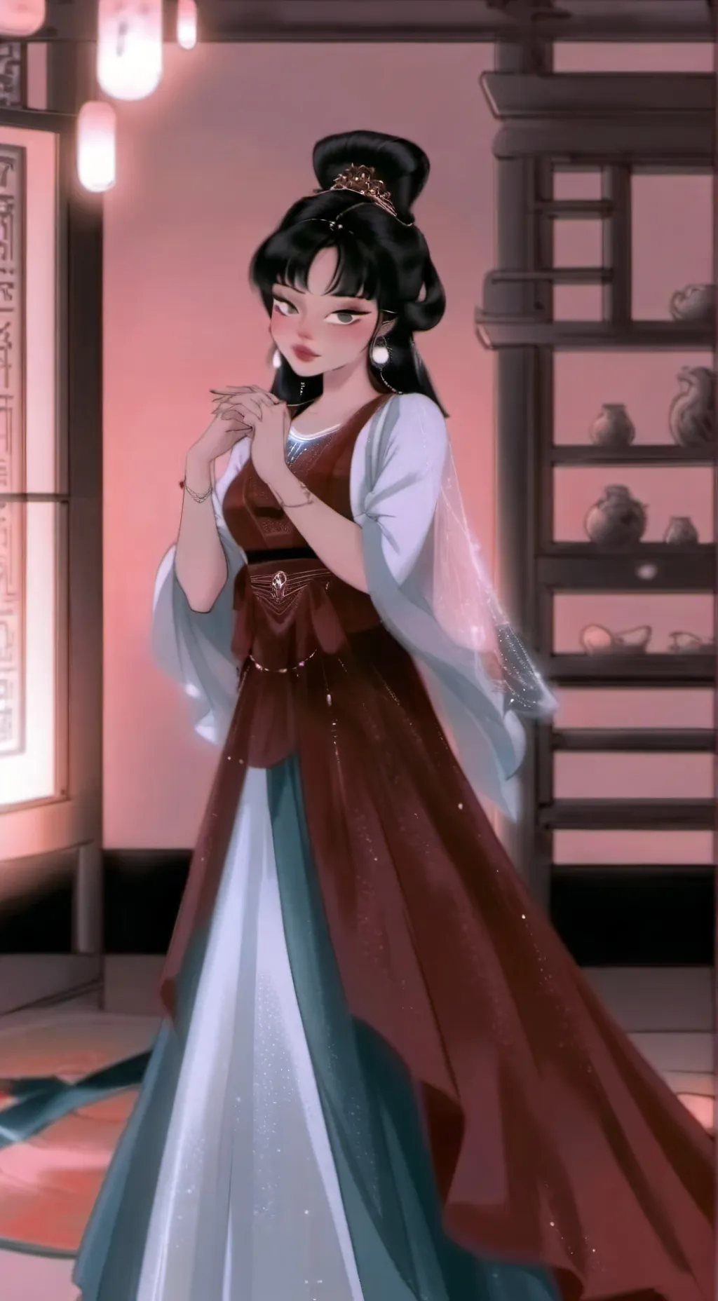 ai character: Jazmin  background