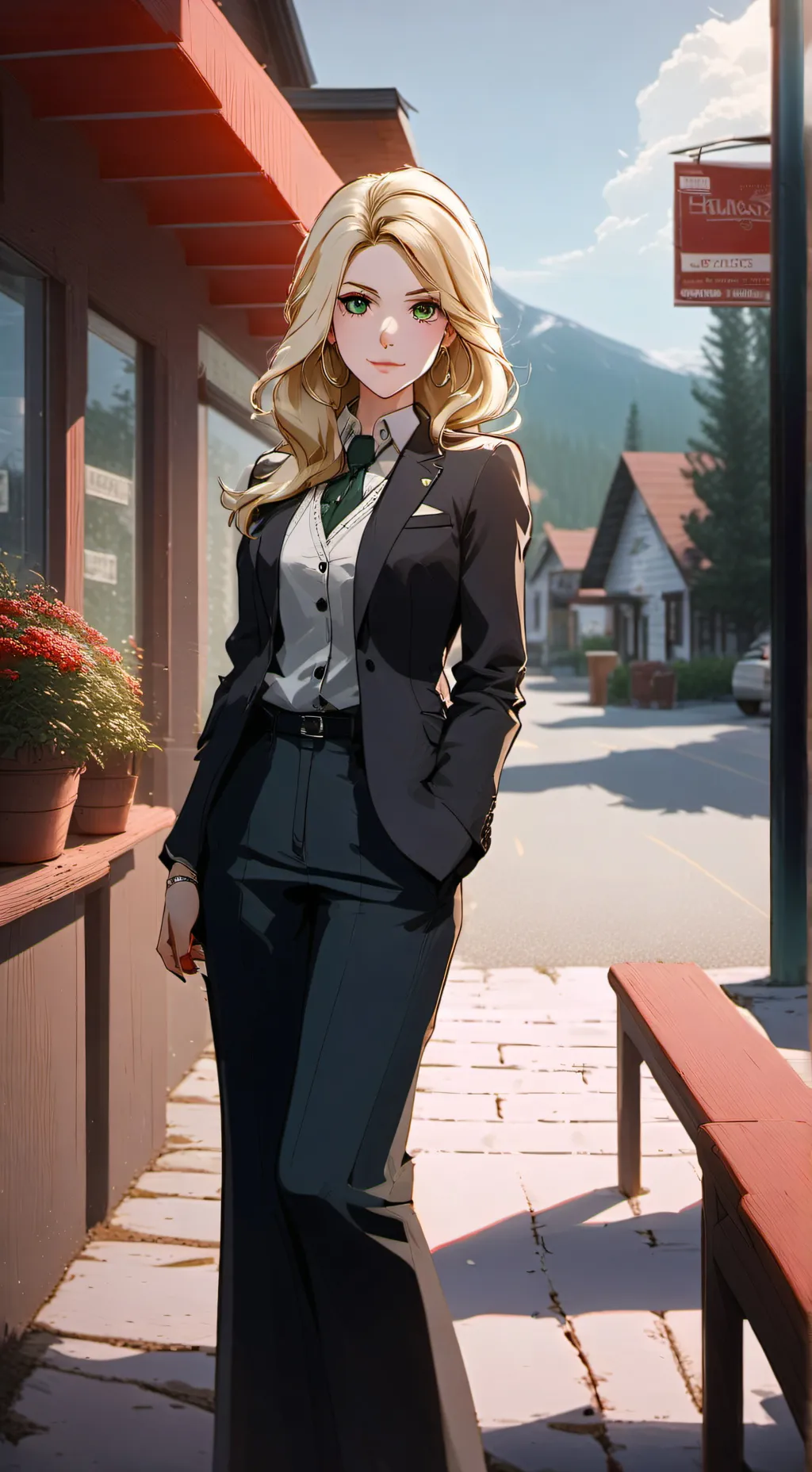 ai character: Samantha Pickett  background