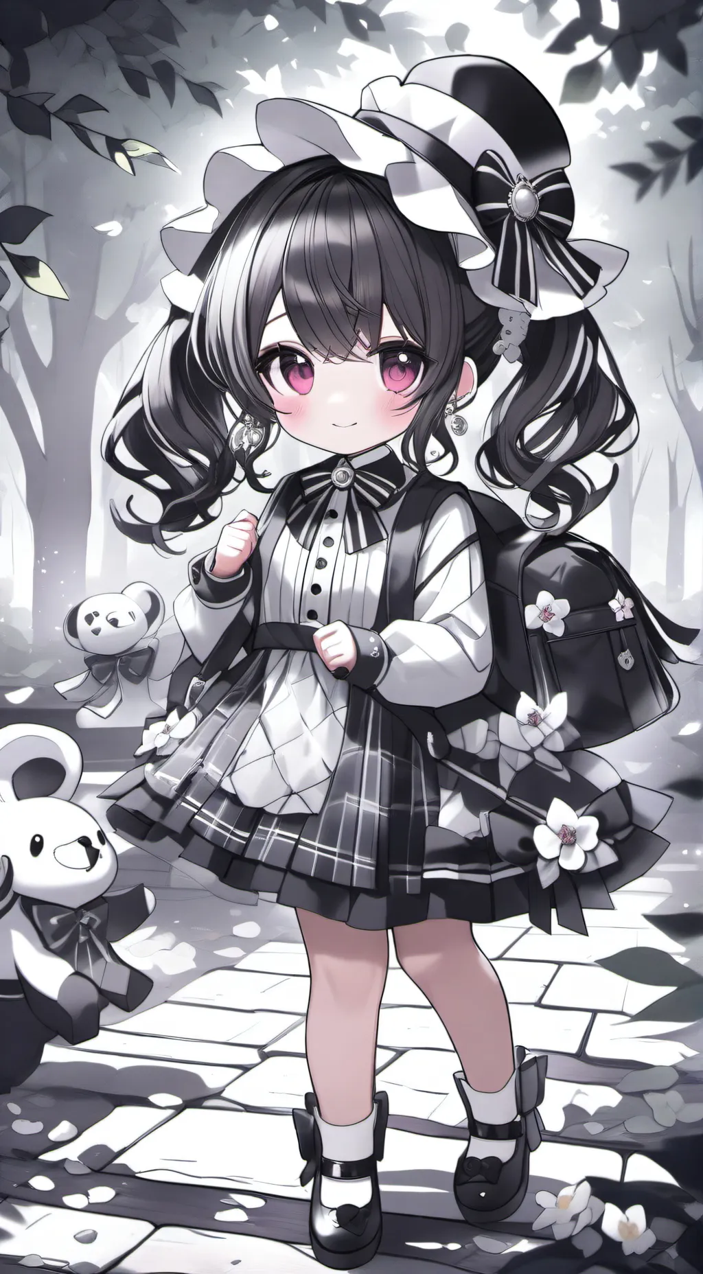 ai character: Luna background