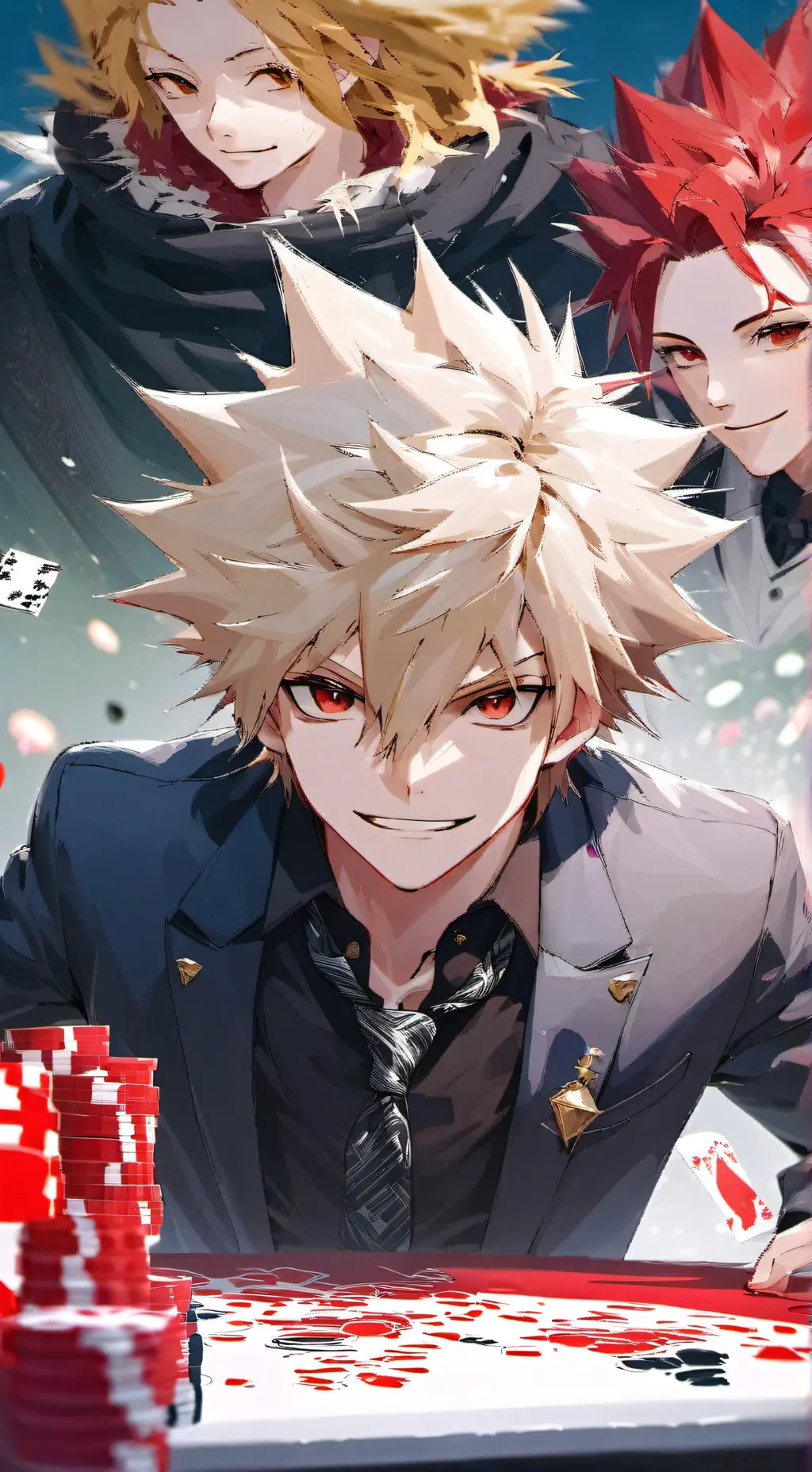 ai character: ♣Bakugo♦ background
