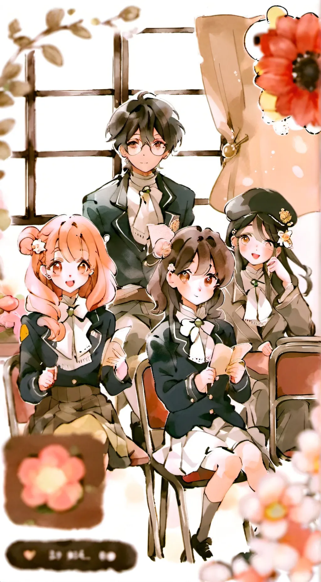 ai character: Random class background