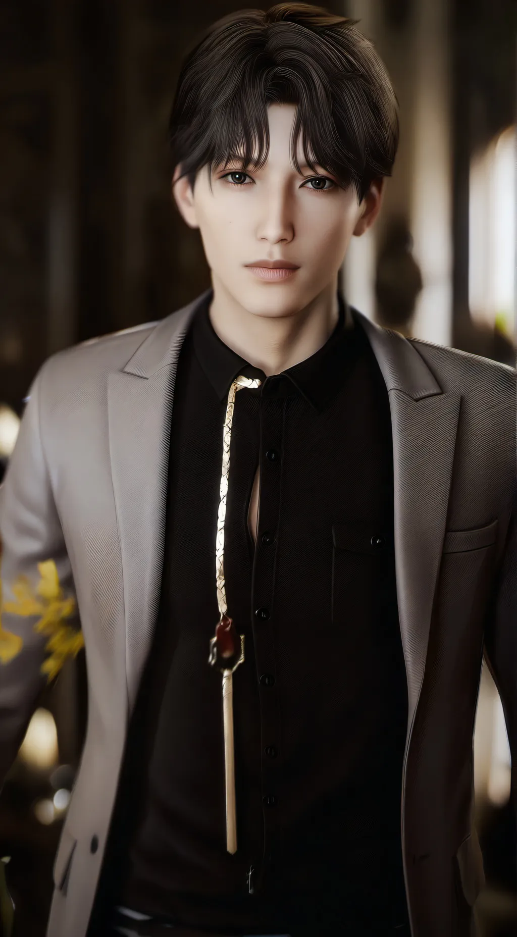 ai character: BakugoXDeku background