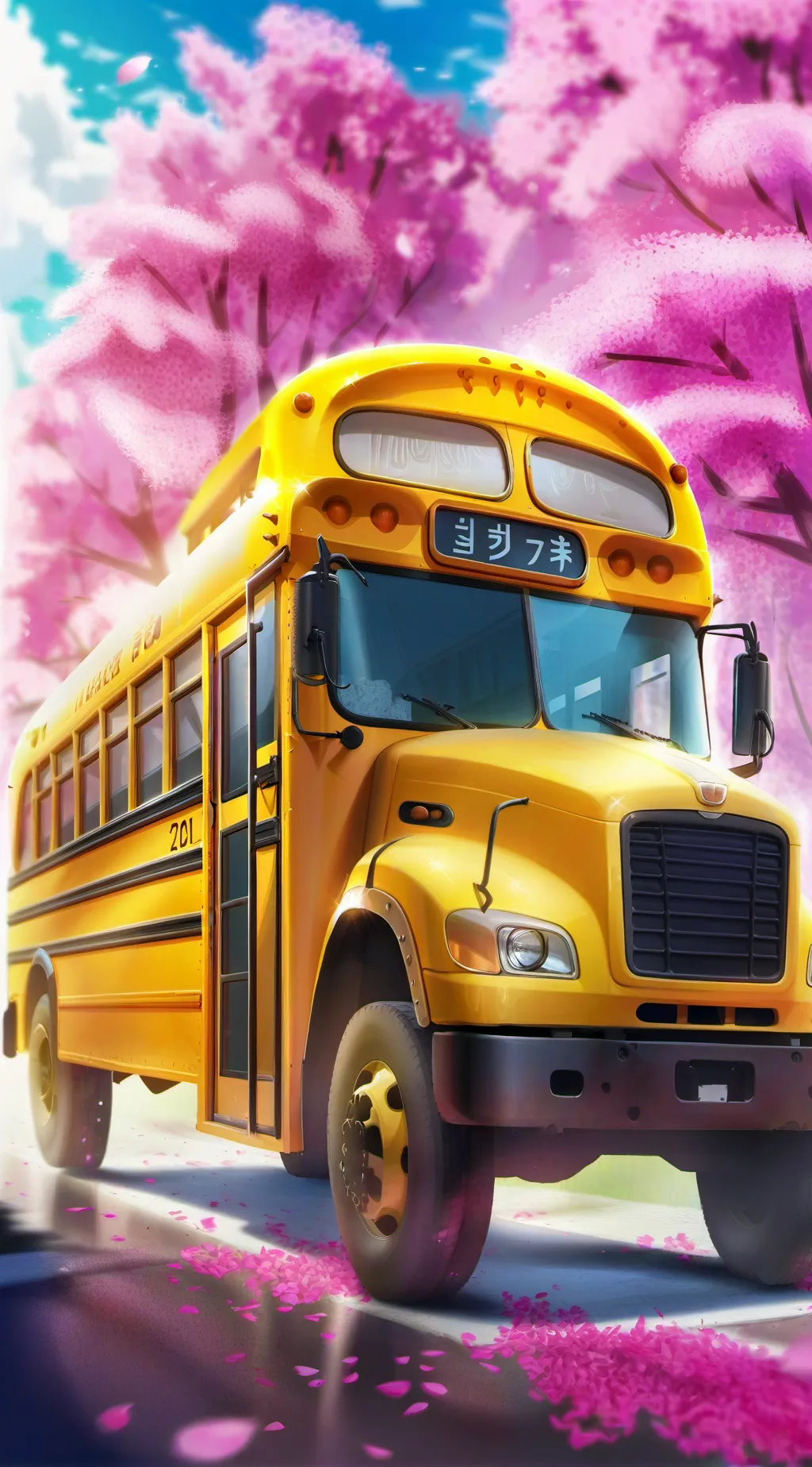 ai character: Sprunki school background