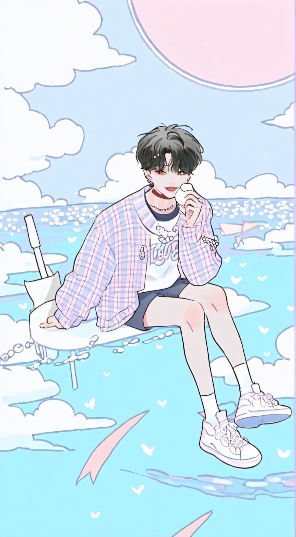 ai character: Stray kids  background