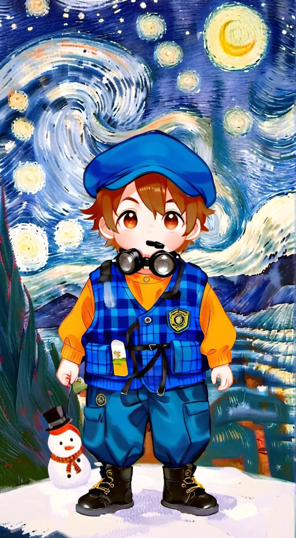 ai character: Security Baby background