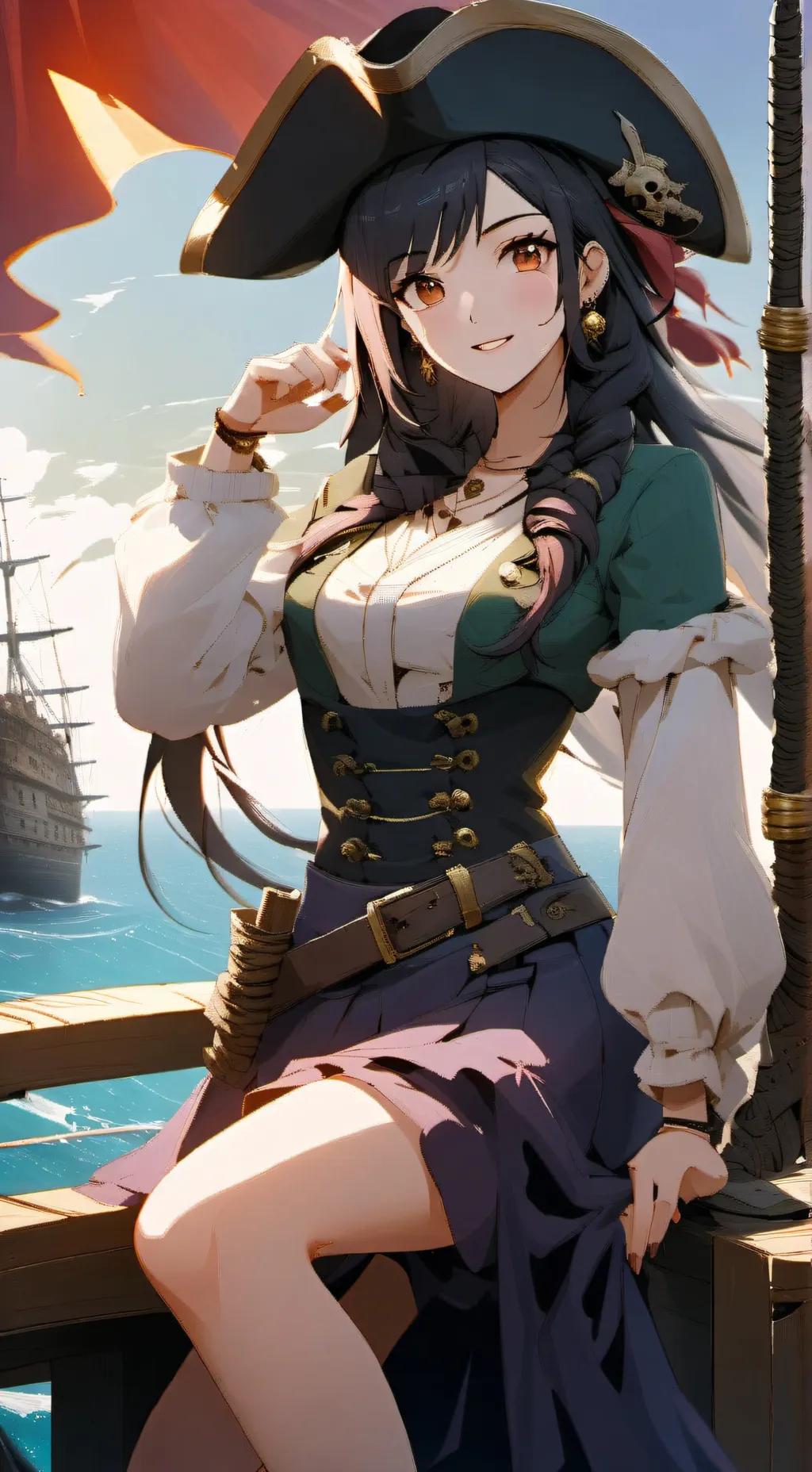 ai character: Marina background