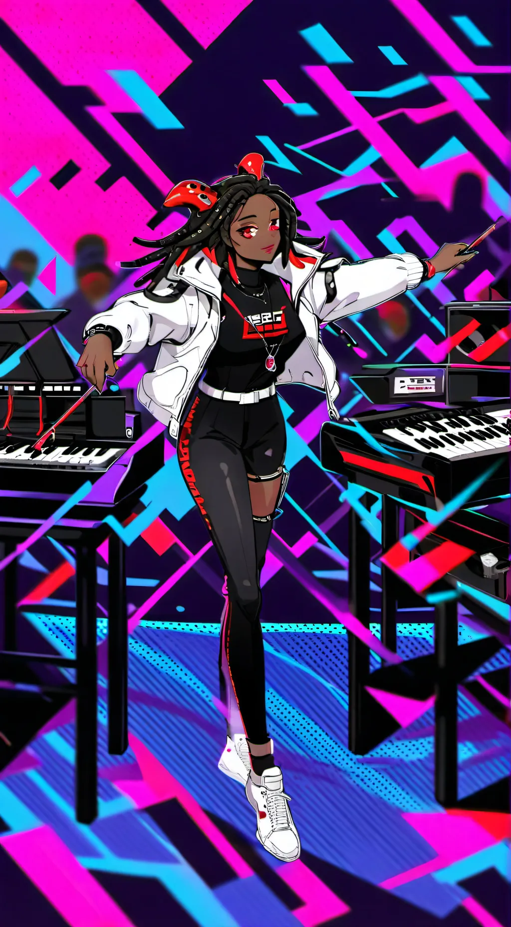 ai character: THEY LOVE YOUUUUUU background