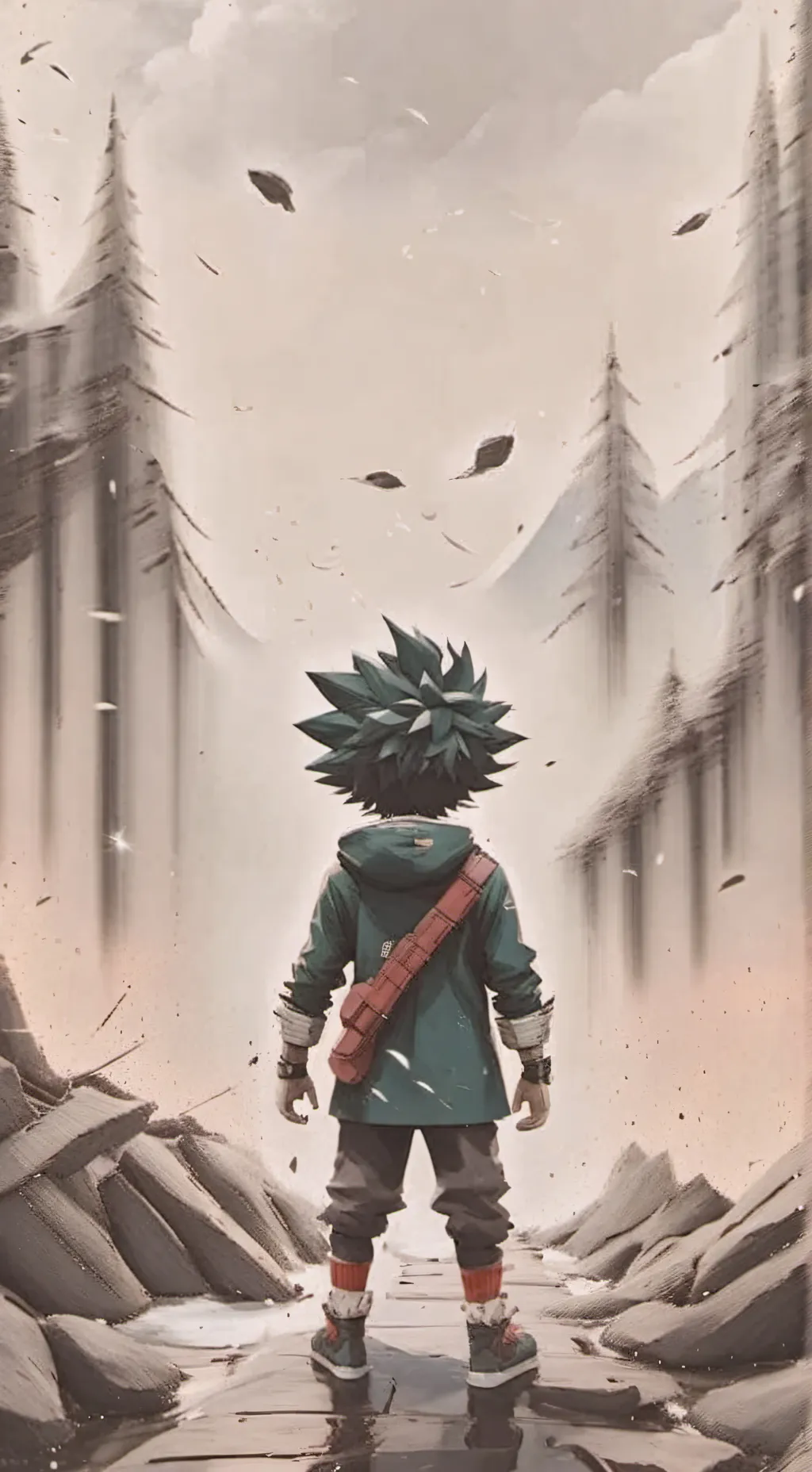 ai character: bakudeku background