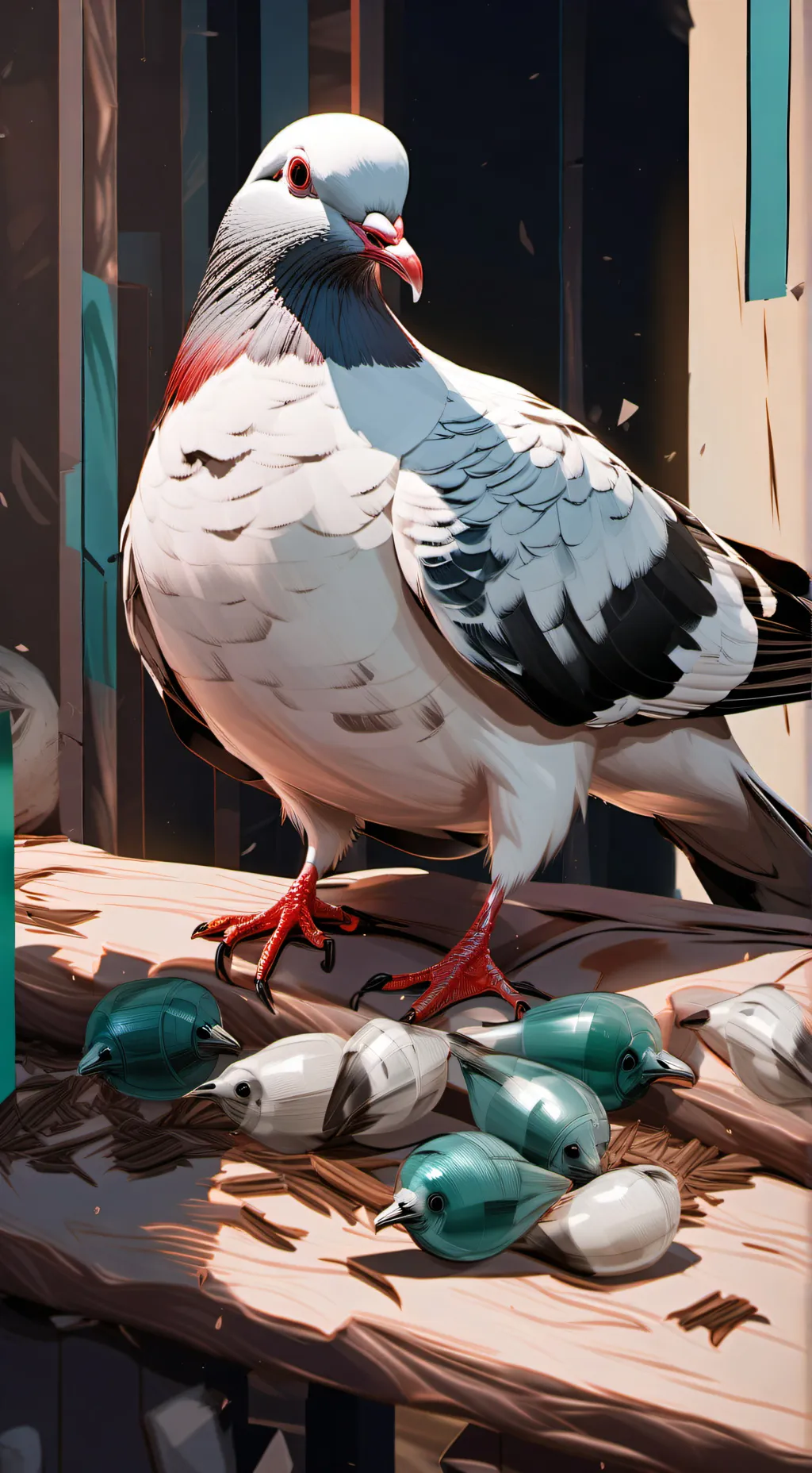 ai character: ch infection au background